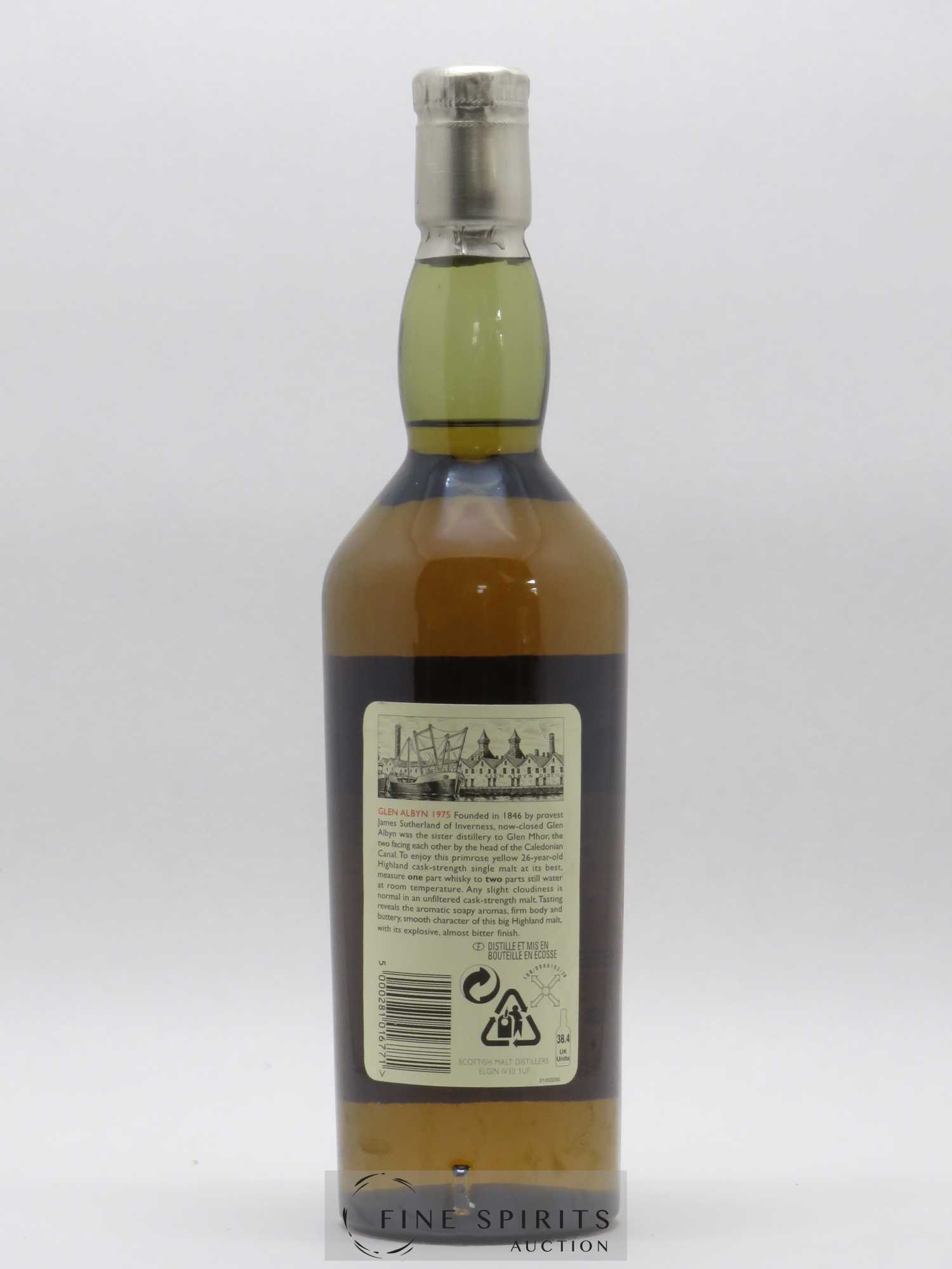 Glen Albyn 26 years 1975 Of. Rare Malts Selection Natural Cask Strengh - bottled 2002 Limited Edition - Lot de 1 bouteille - 1