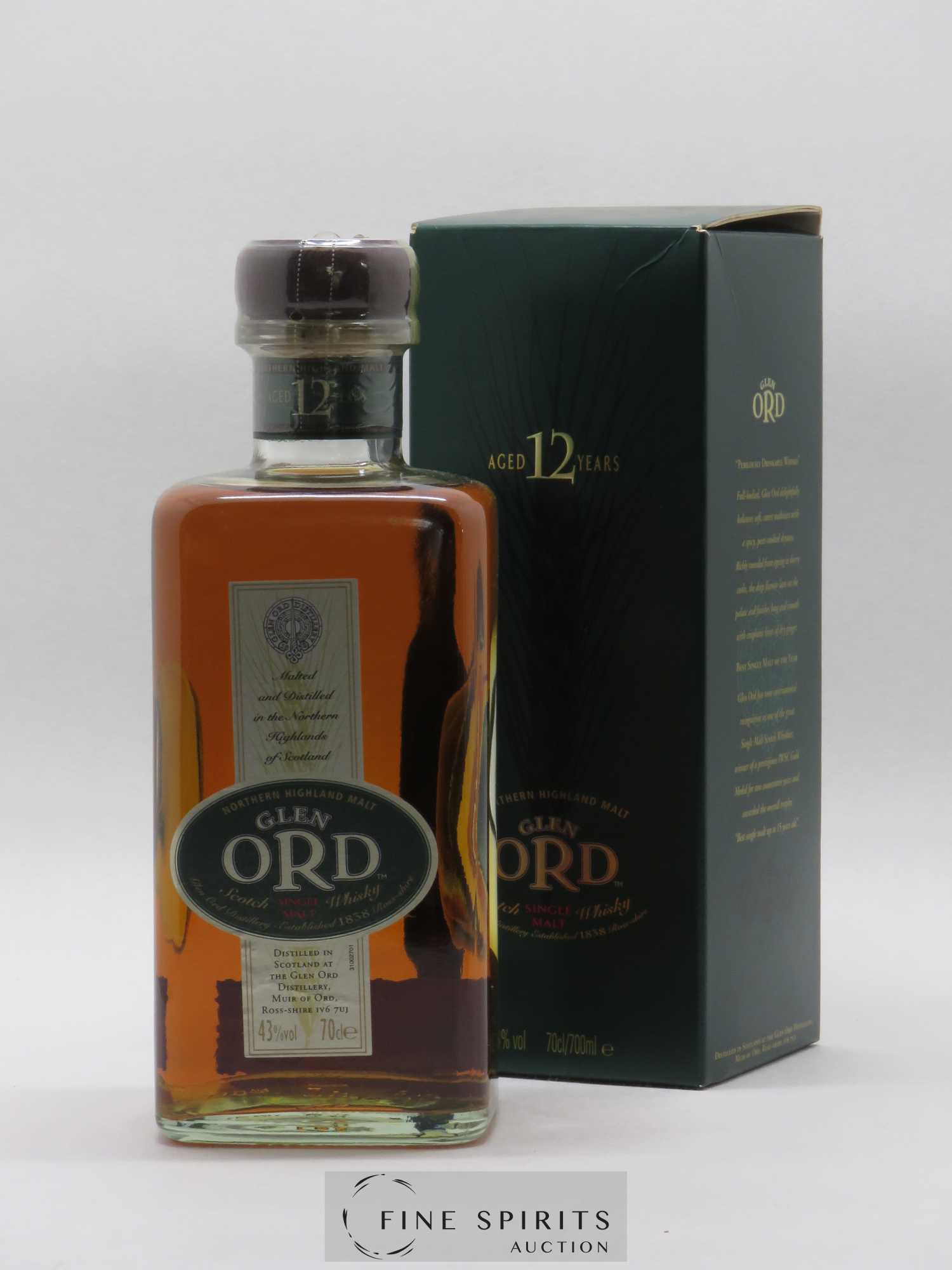 Glen Ord 12 years Of. - Lot de 1 bouteille - 0