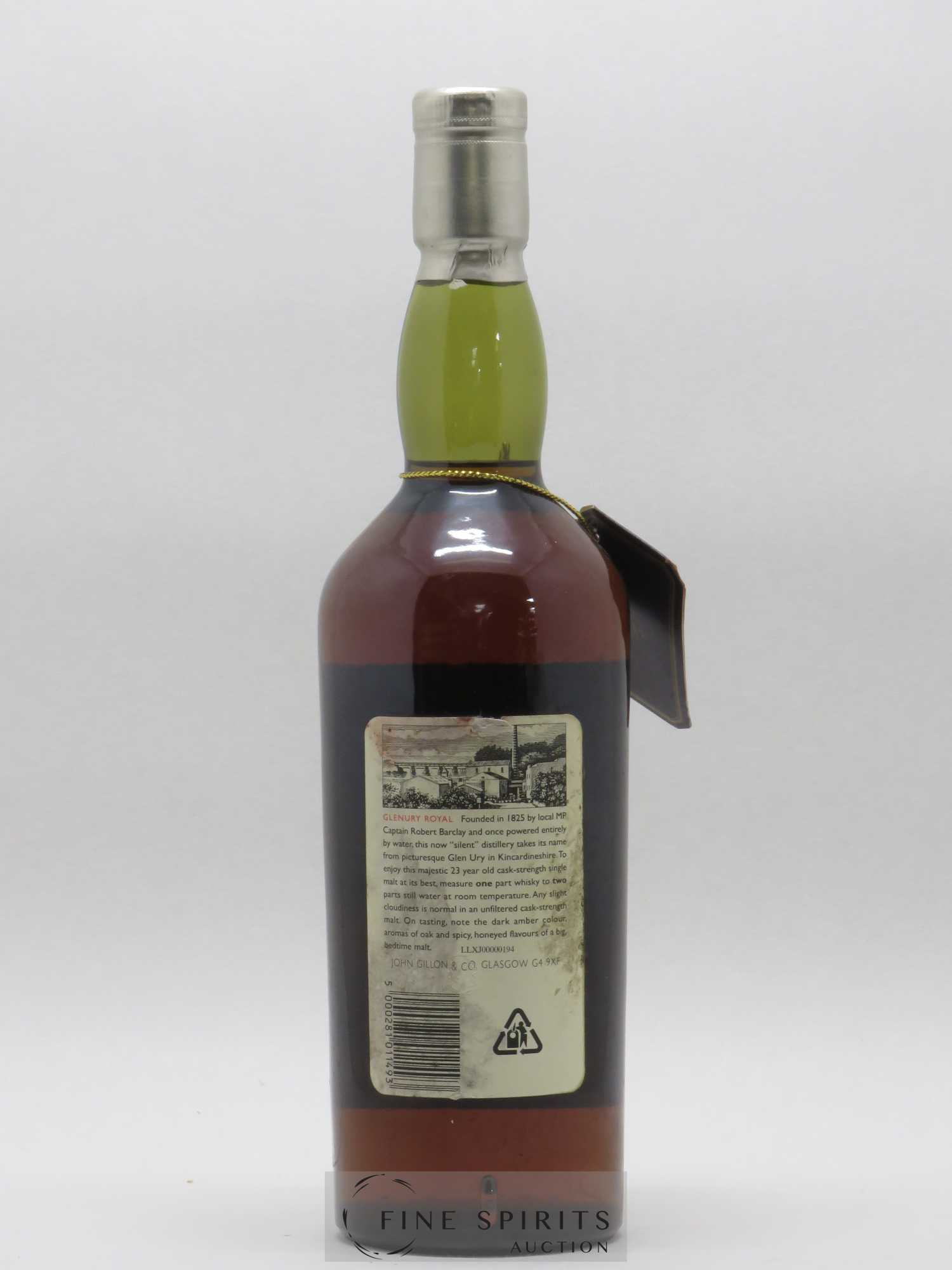 Glenury Royal 23 years 1971 Of. Rare Malts Selection Natural Cask Strengh Limited Edition - Lot de 1 bouteille - 1