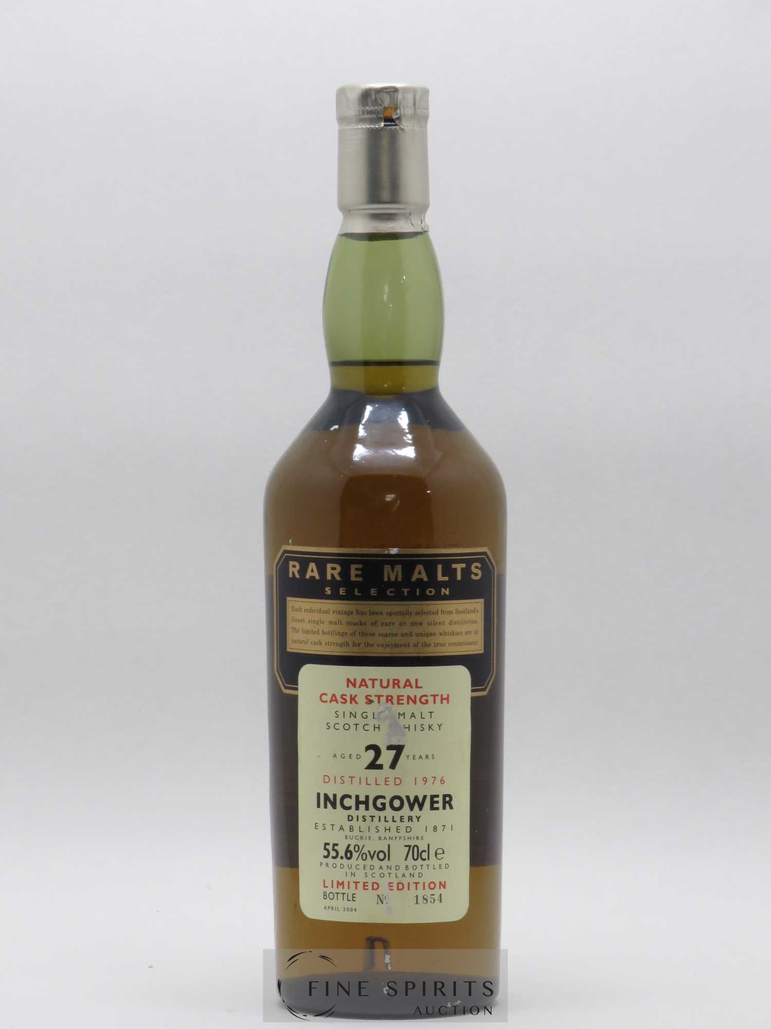 Inchgower 27 years 1976 Of. Rare Malts Selection Natural Cask Strengh - bottled 2004 Limited Edition - Lot de 1 bouteille - 0