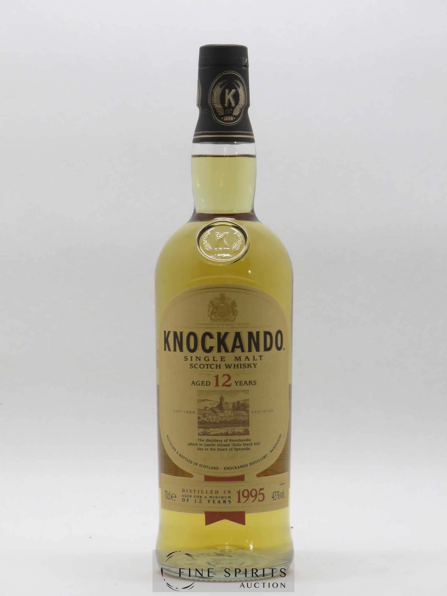 Knockando 12 years 1995 Of. - Lot de 1 bouteille - 1