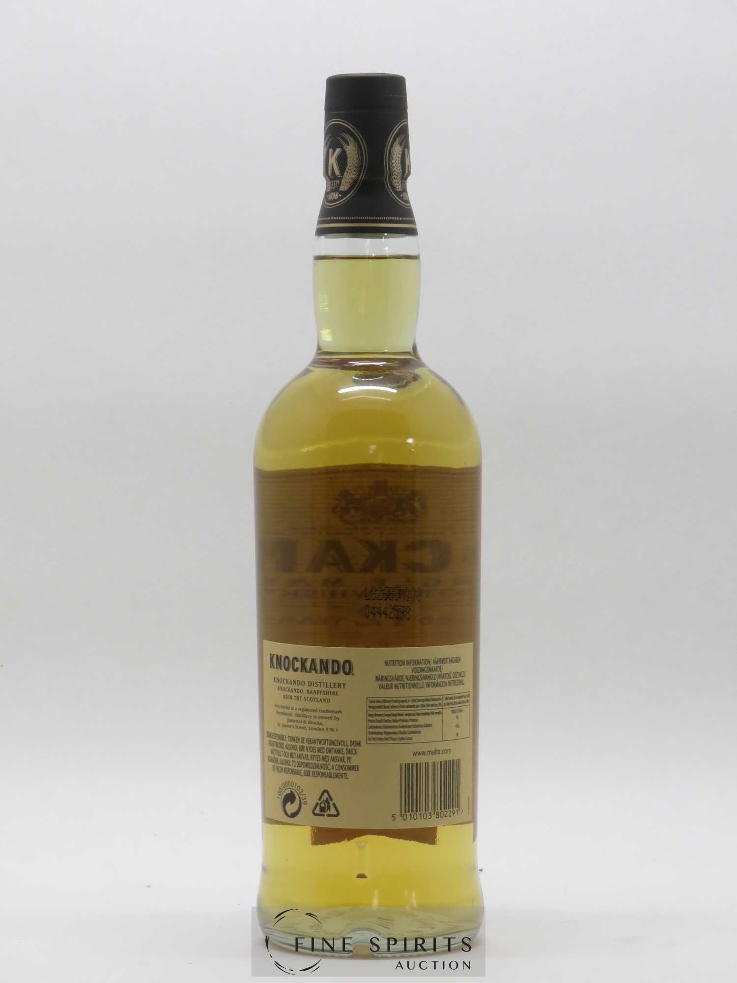 Knockando 12 years 1995 Of. - Lot de 1 bouteille - 2
