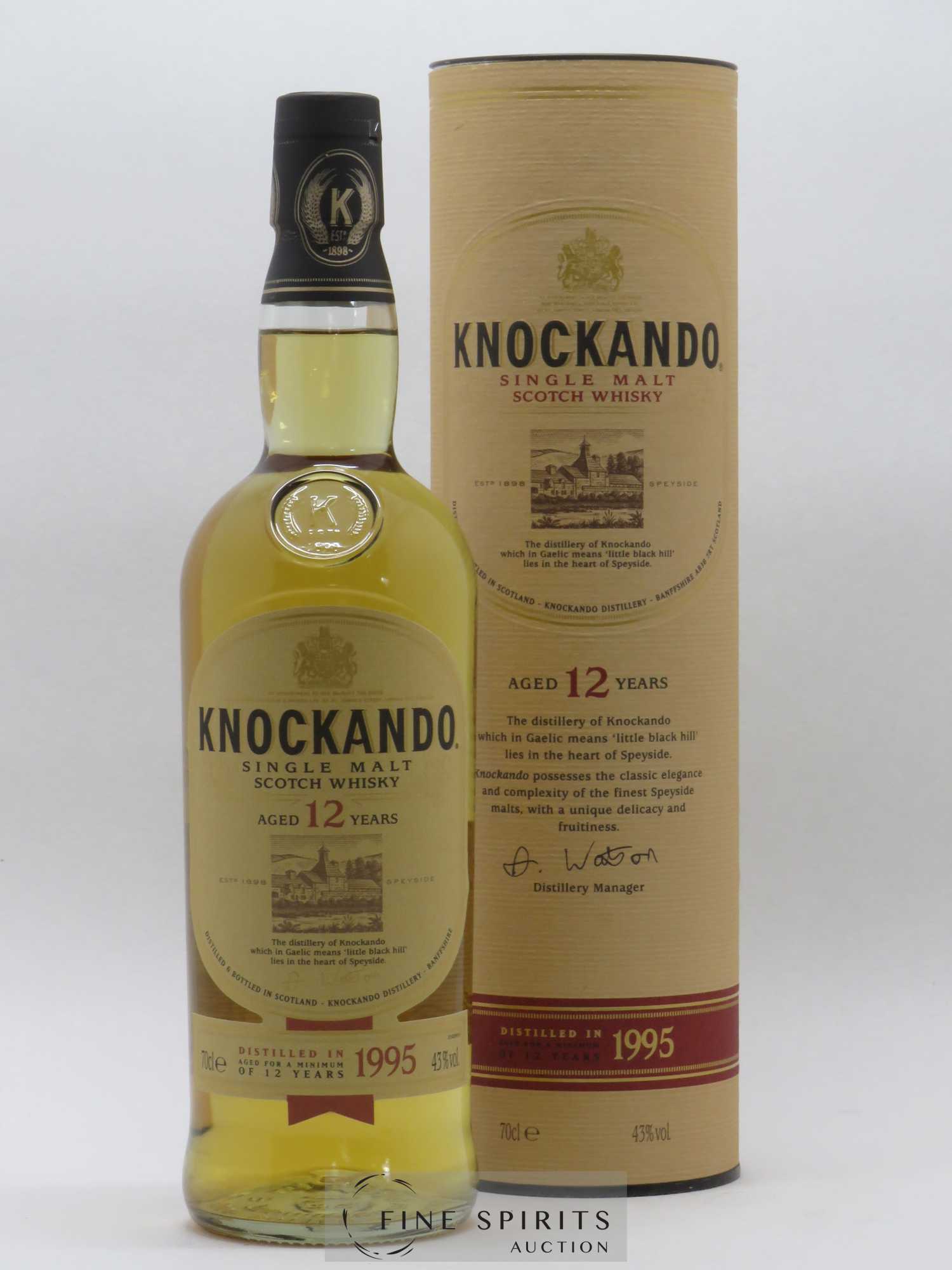 Knockando 12 years 1995 Of. - Lot de 1 bouteille - 0