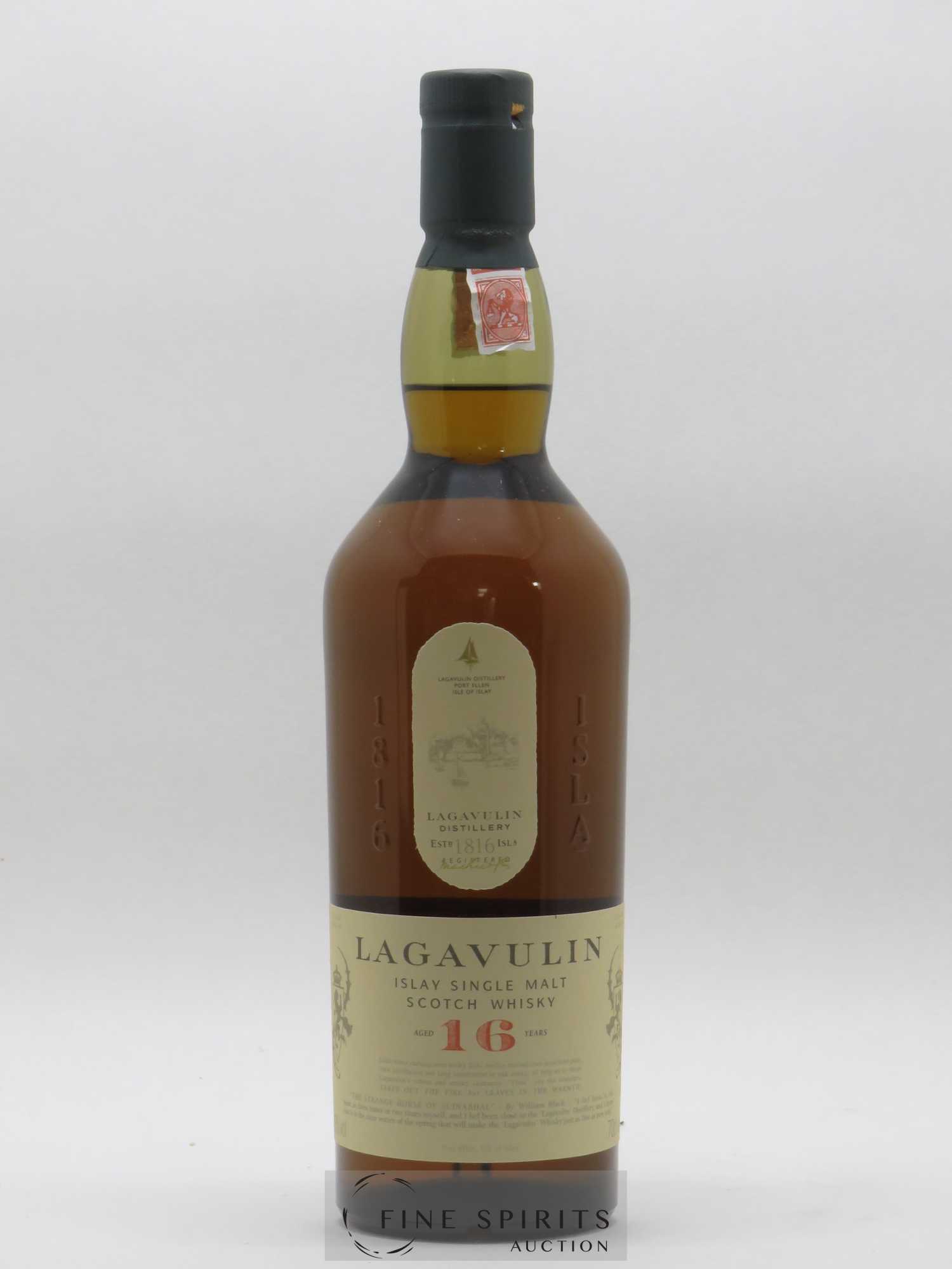 Lagavulin 16 years Of. (70cl.) - Lot de 1 bouteille - 1