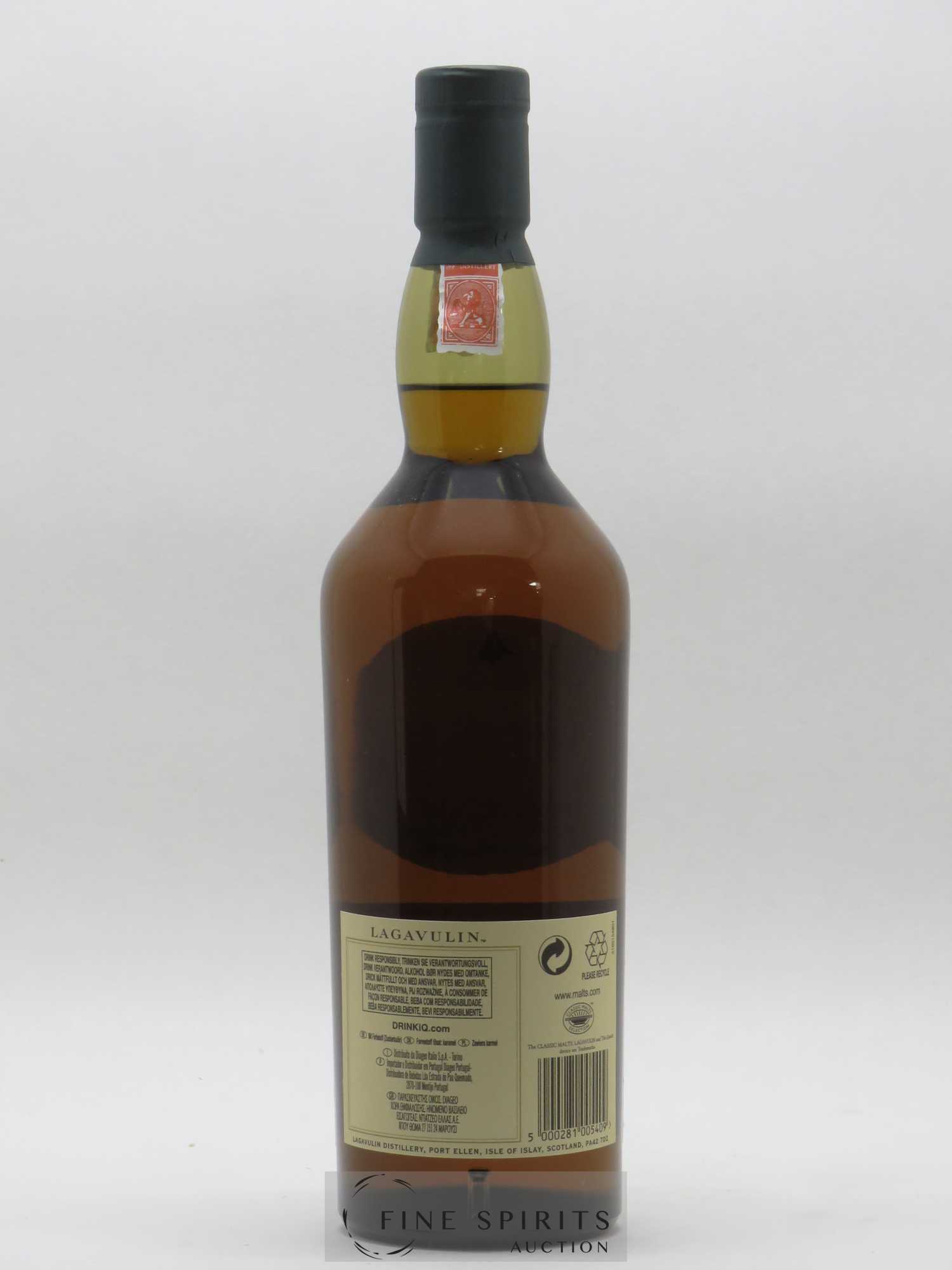 Lagavulin 16 years Of. (70cl.) - Lot de 1 bouteille - 2
