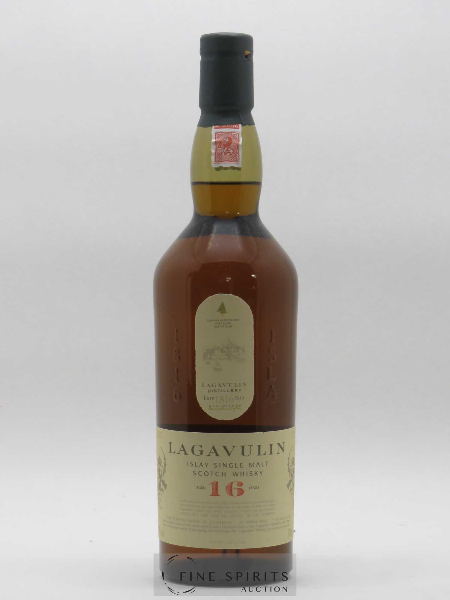 Lagavulin 16 years Of. (70cl.) - Lot de 1 bouteille - 1
