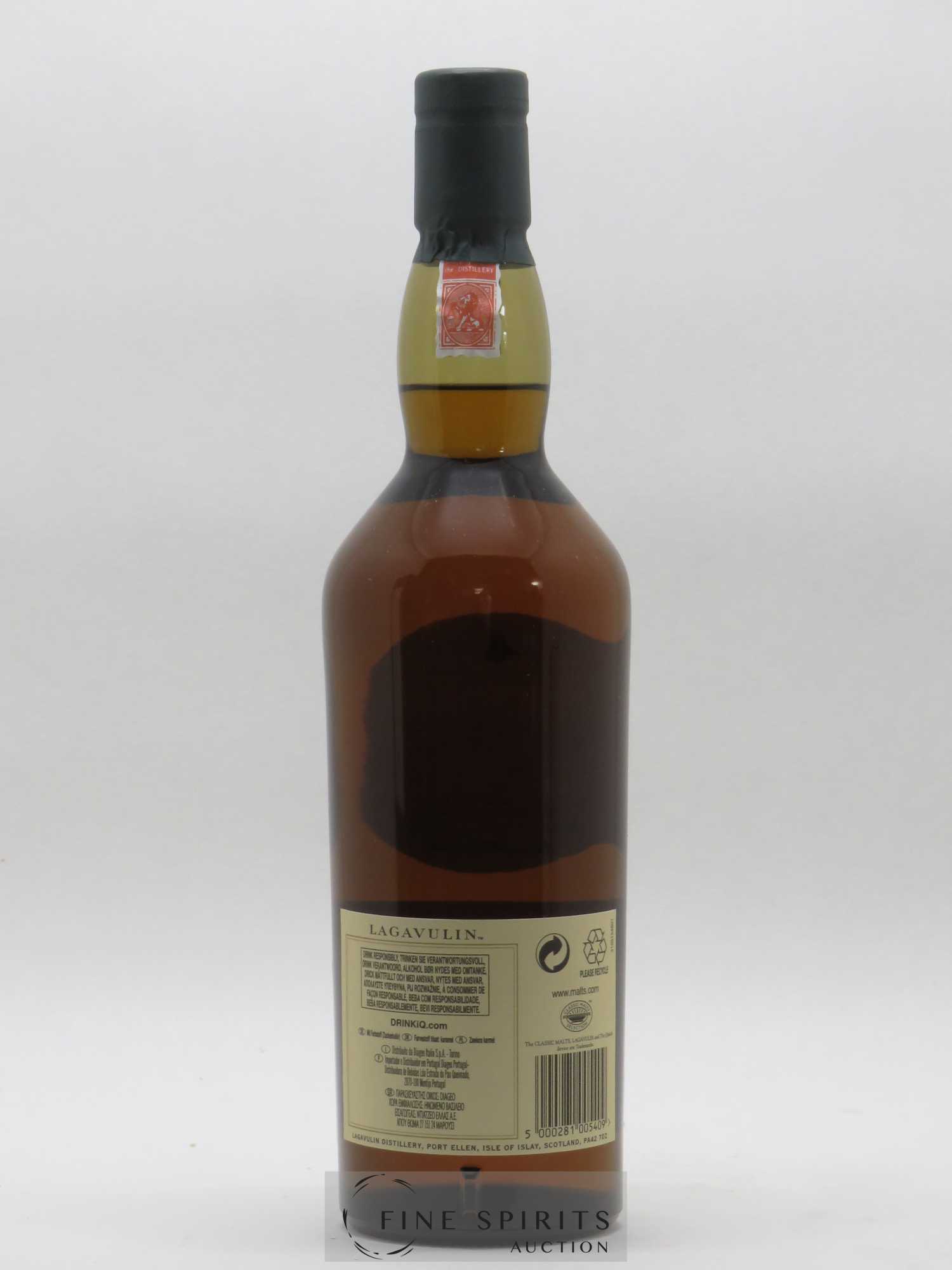 Lagavulin 16 years Of. (70cl.) - Lot de 1 bouteille - 2