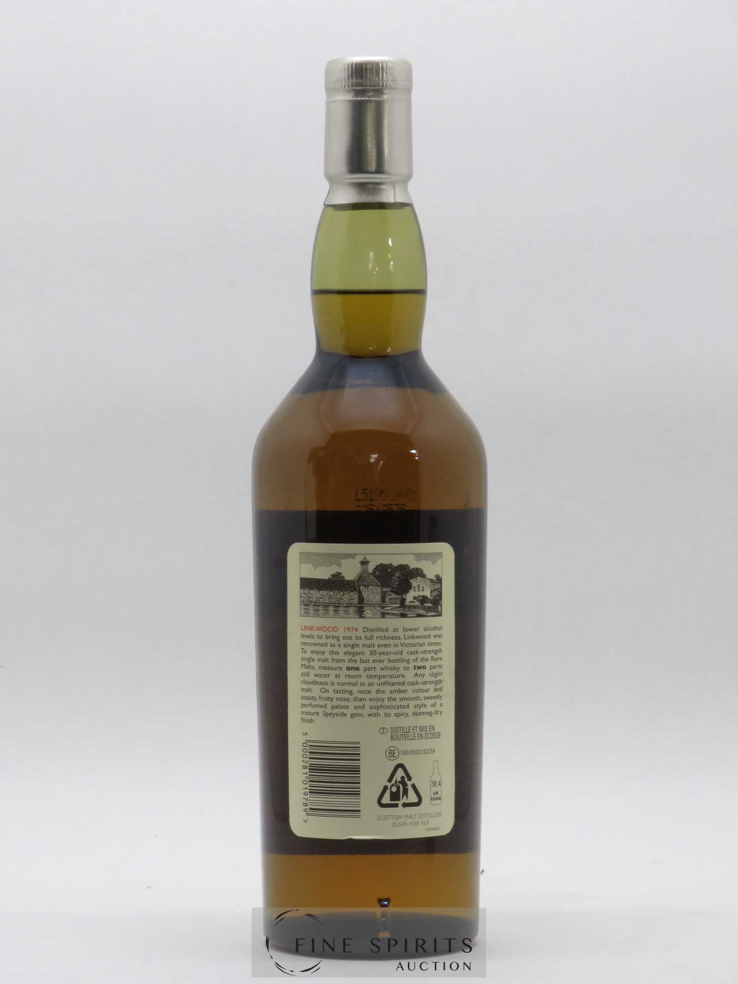 Linkwood 30 years 1974 Of. Rare Malts Selection Natural Cask Strengh - bottled 2005 Limited Edition - Lot de 1 bouteille - 2