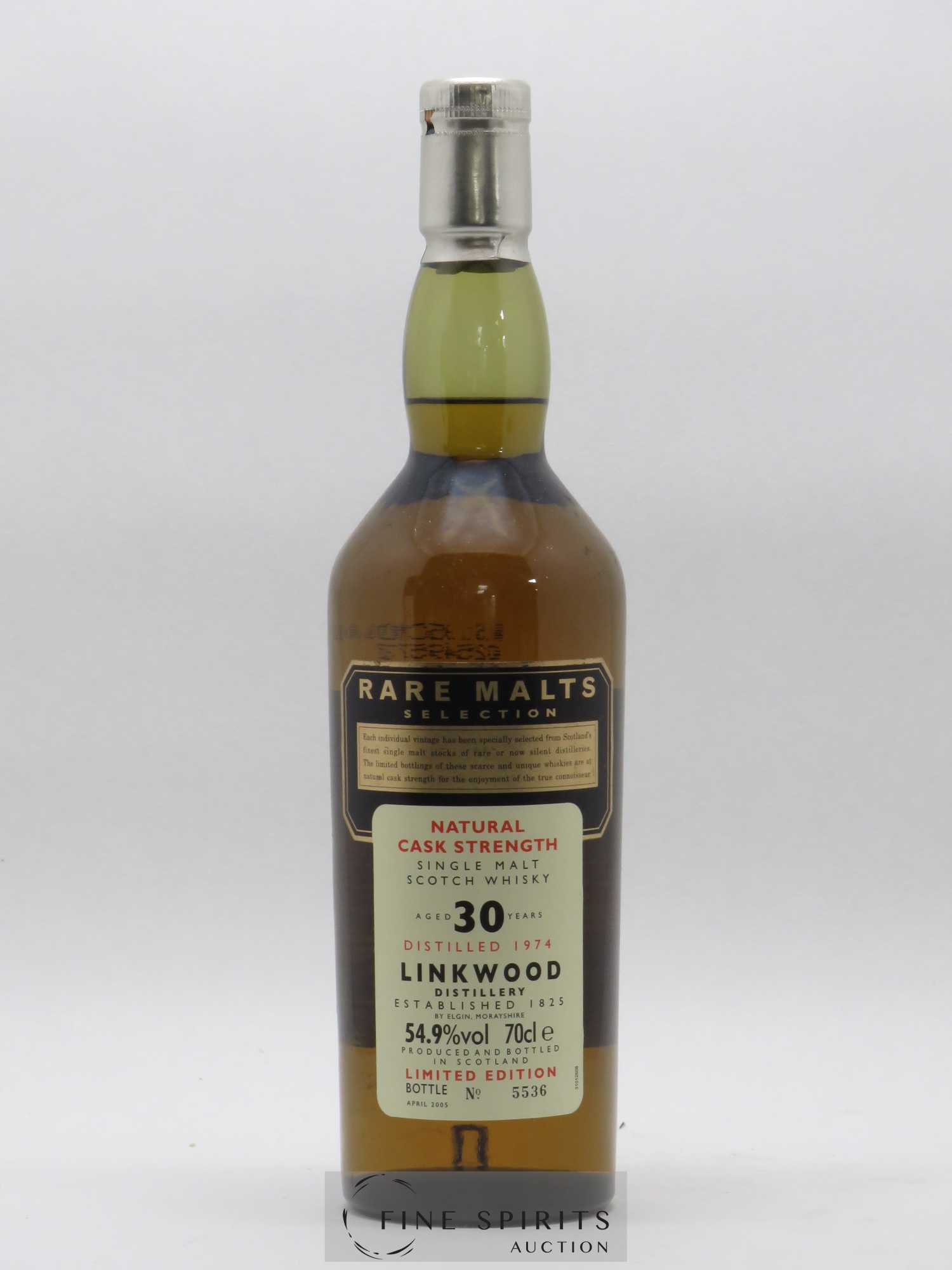 Linkwood 30 years 1974 Of. Rare Malts Selection Natural Cask Strengh - bottled 2005 Limited Edition - Lot de 1 bouteille - 1