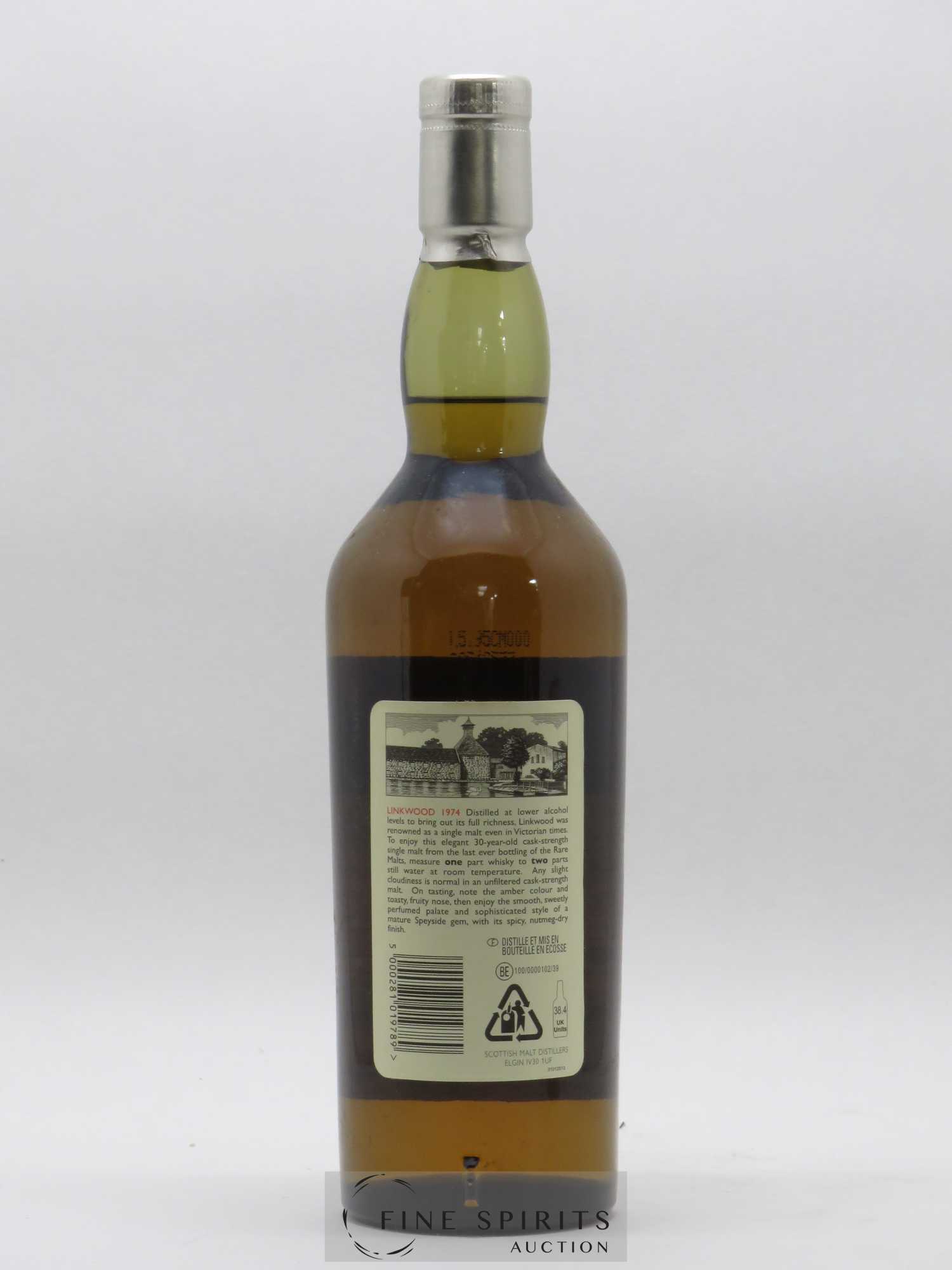 Linkwood 30 years 1974 Of. Rare Malts Selection Natural Cask Strengh - bottled 2005 Limited Edition - Lot de 1 bouteille - 2
