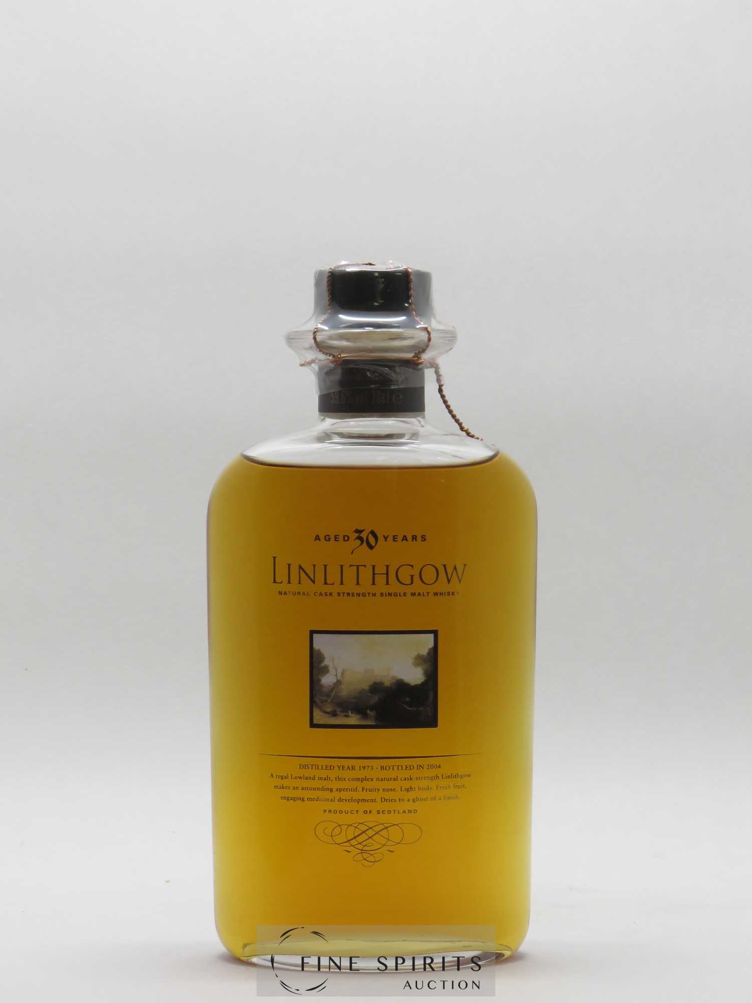Linlithgow 30 years 1973 Of. Natural Cask Strength bottled in 2004 - Lotto di 1 bottiglia - 1