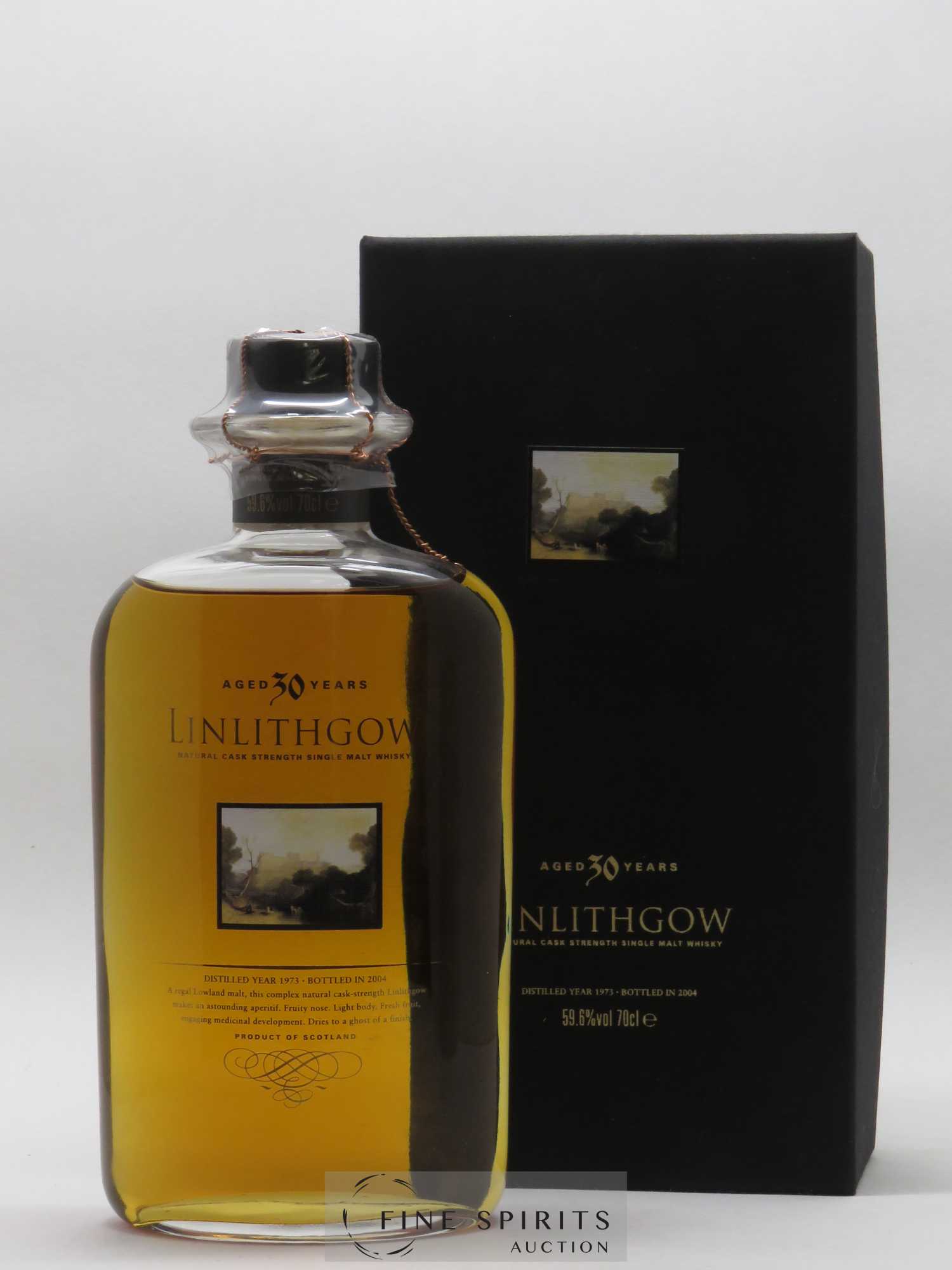 Linlithgow 30 years 1973 Of. Natural Cask Strength bottled in 2004 - Lotto di 1 bottiglia - 0