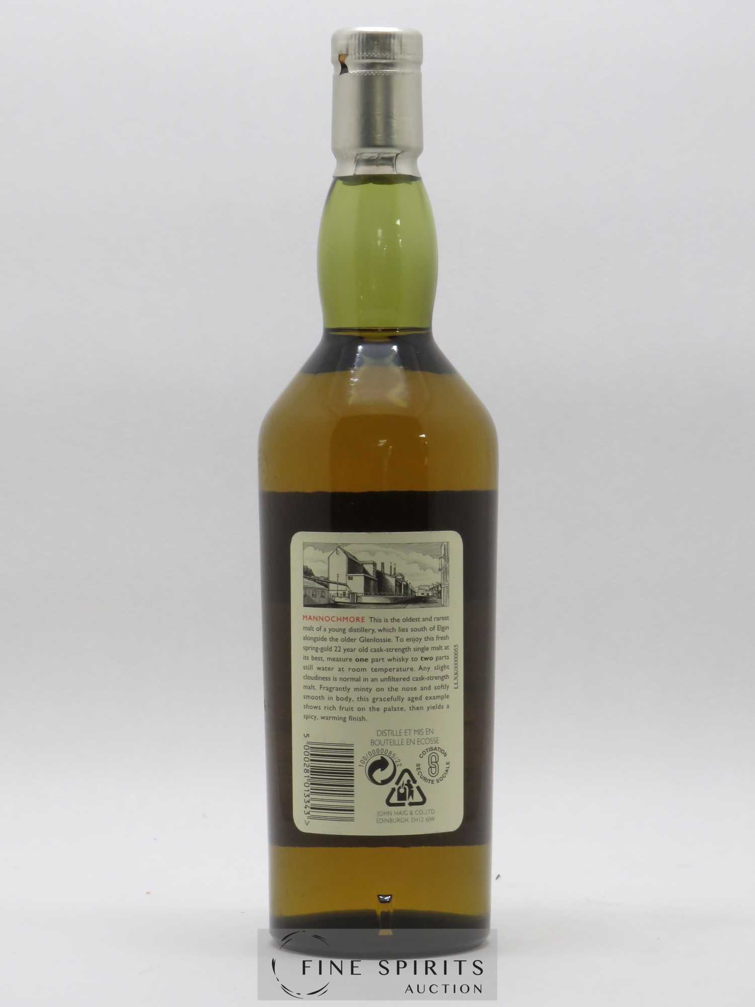 Mannochmore 22 years 1974 Of. Rare Malts Selection Natural Cask Strengh - bottled 1997 Limited Edition - Lot de 1 bouteille - 1