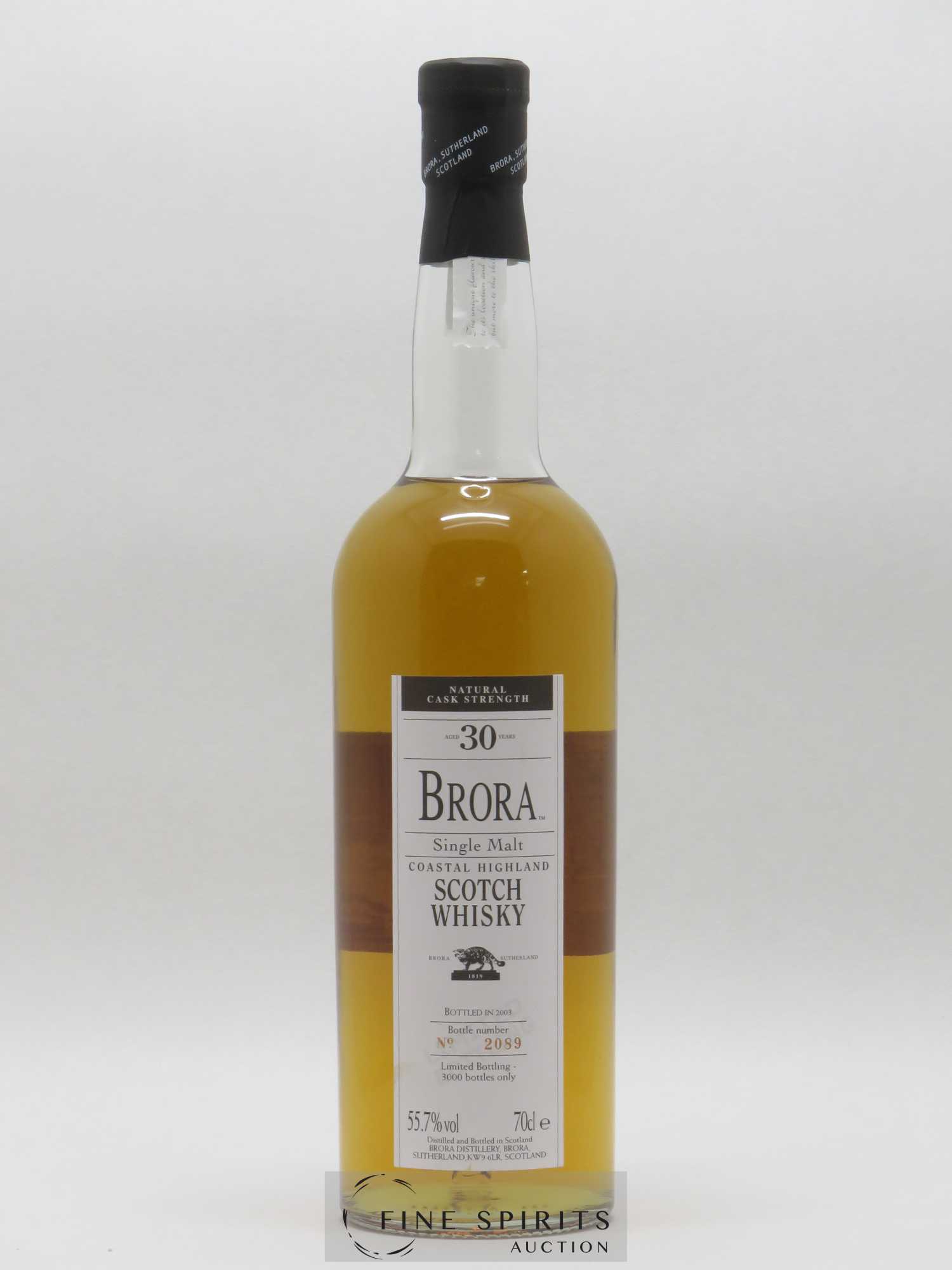 Brora 30 years Of. Natural Cask Strength One of 3000 - bottled 2003 - Lot de 1 bouteille - 1