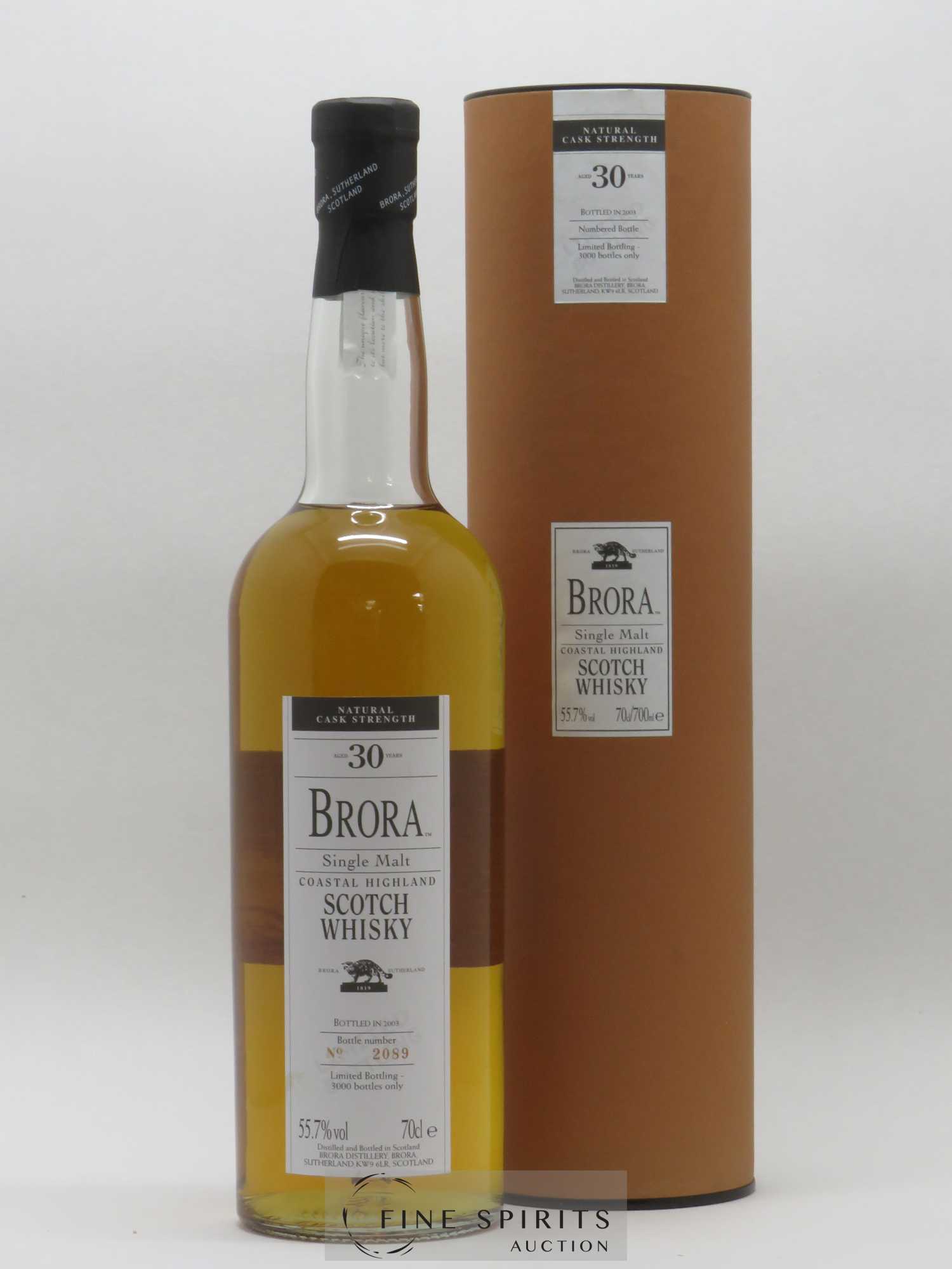 Brora 30 years Of. Natural Cask Strength One of 3000 - bottled 2003 - Lot de 1 bouteille - 0