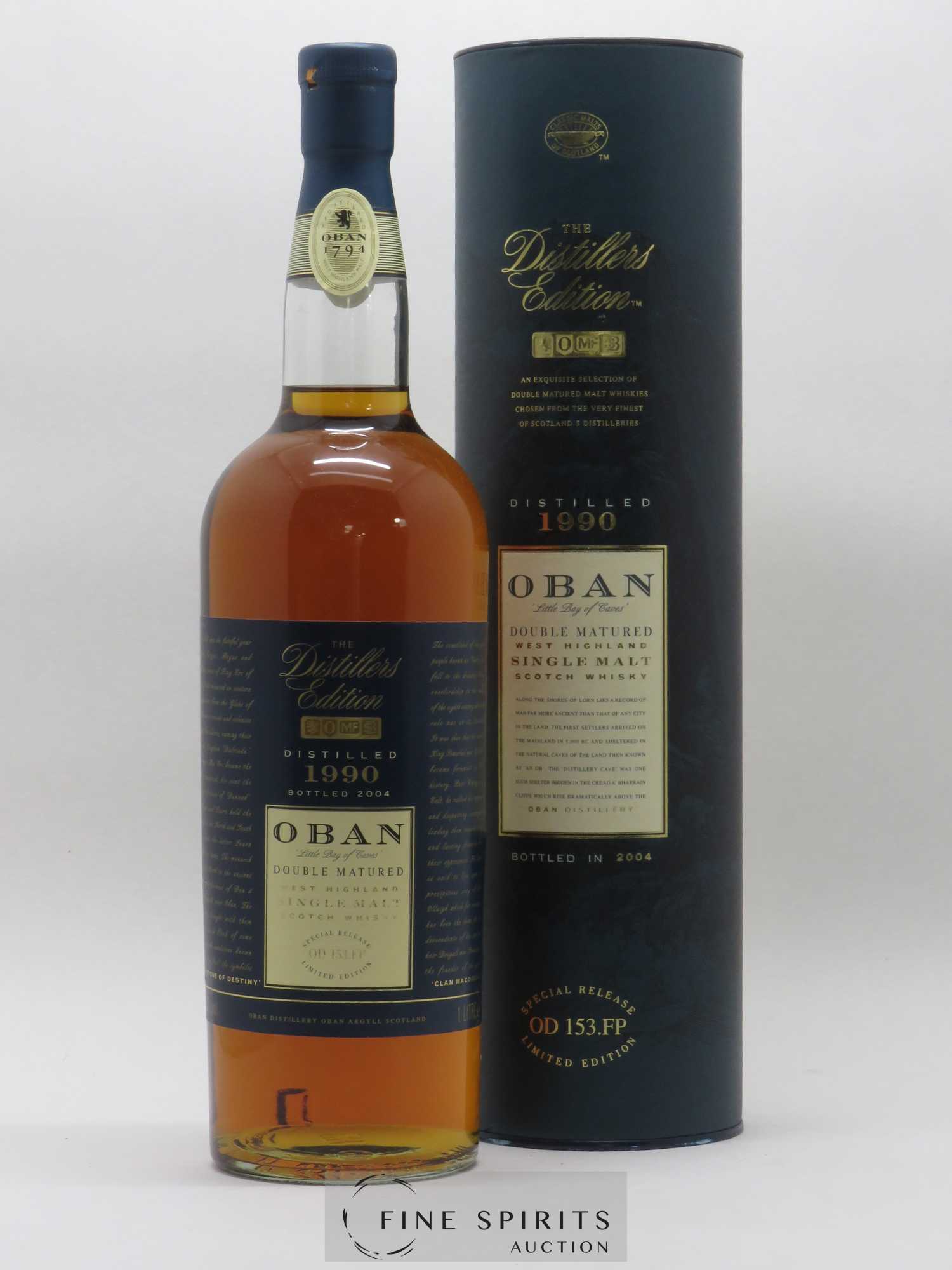 Oban 1990 Of. The Distillers Edition Special Release OD 153.FP - bottled in 2004 Double Matured - Posten von 1 Flasche - 0