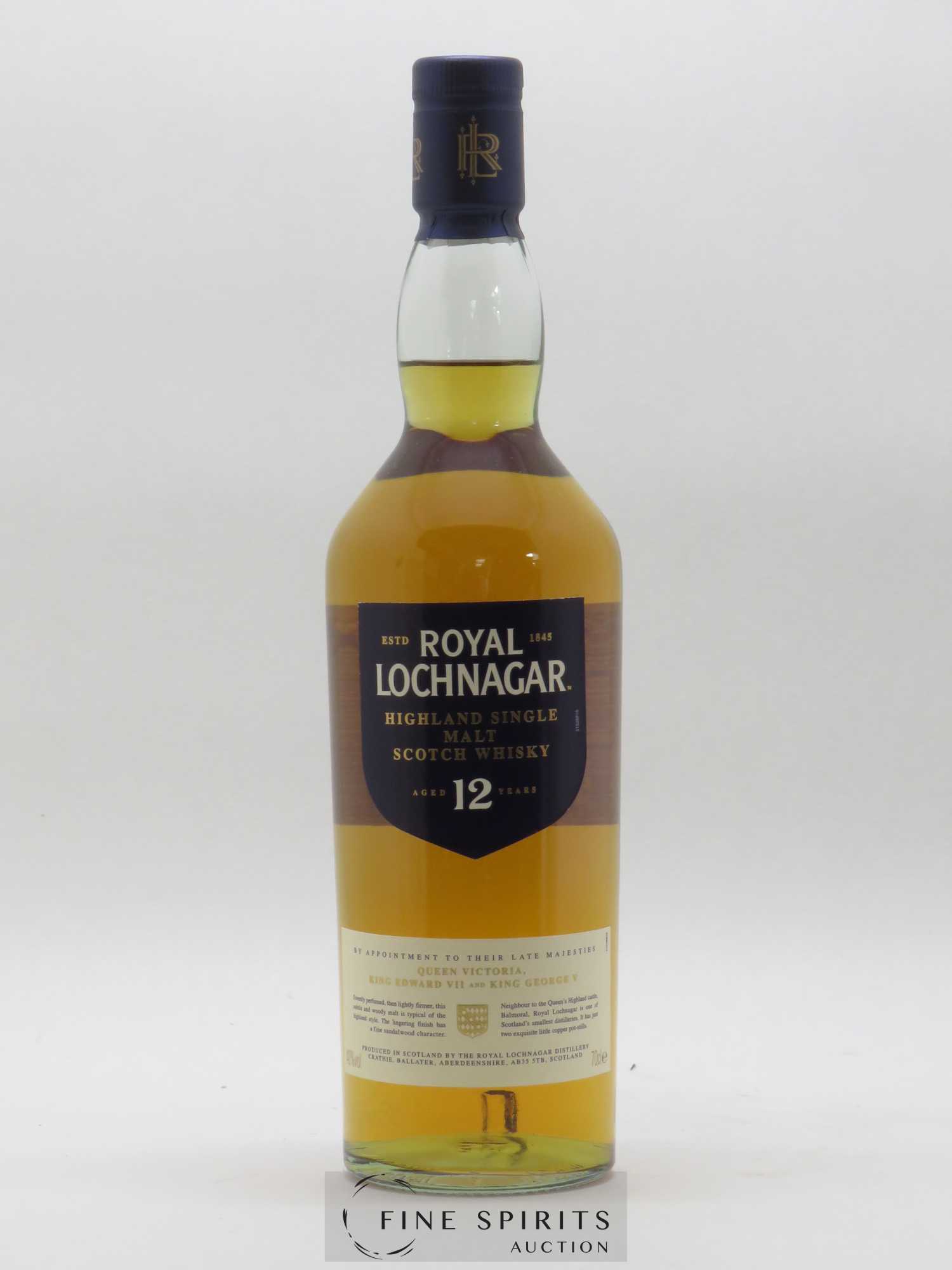 Royal Lochnagar 12 years Of. By Appointment to their Late Majesties - Lot de 1 bouteille - 1