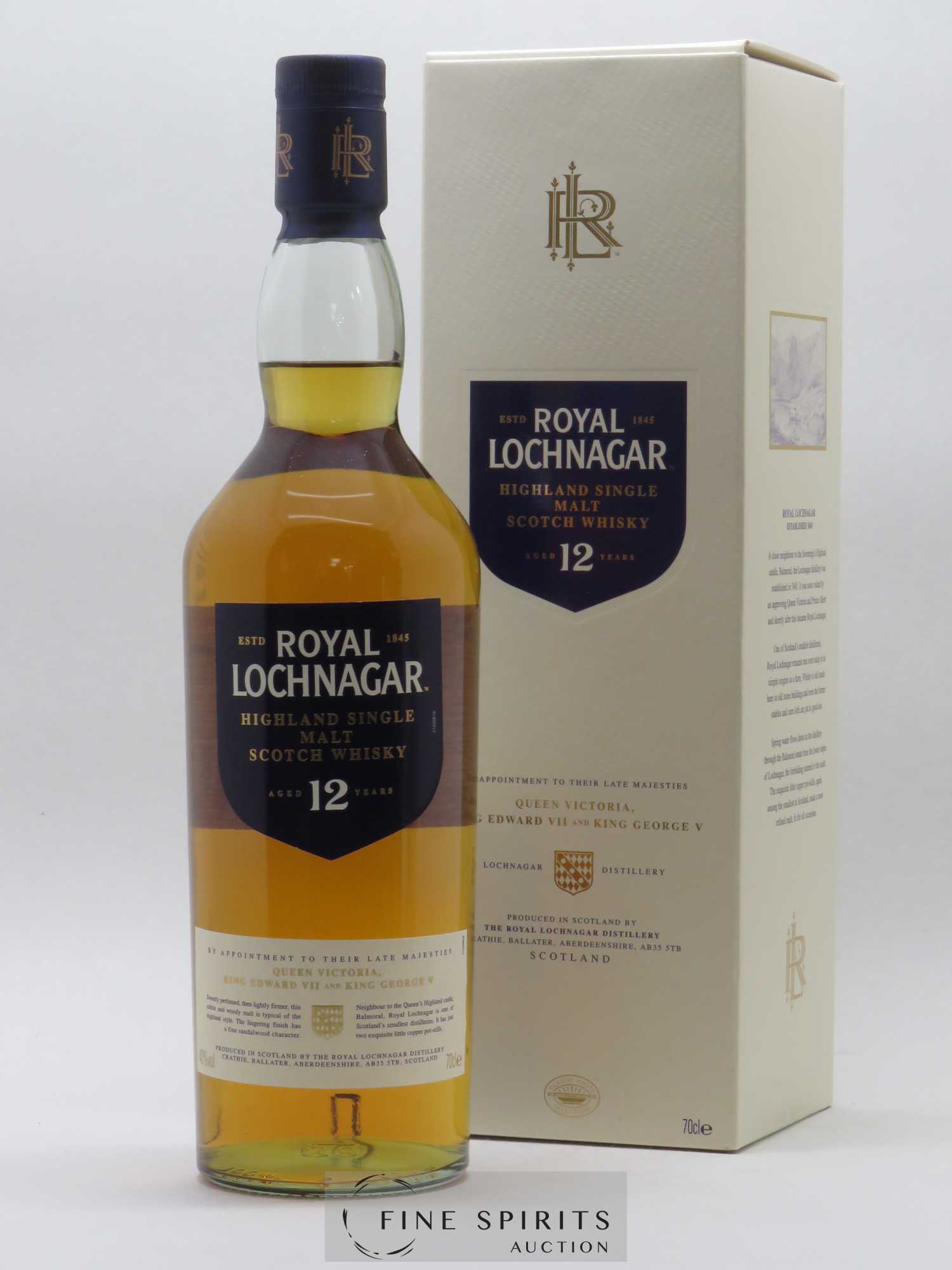 Royal Lochnagar 12 years Of. By Appointment to their Late Majesties - Lot de 1 bouteille - 0