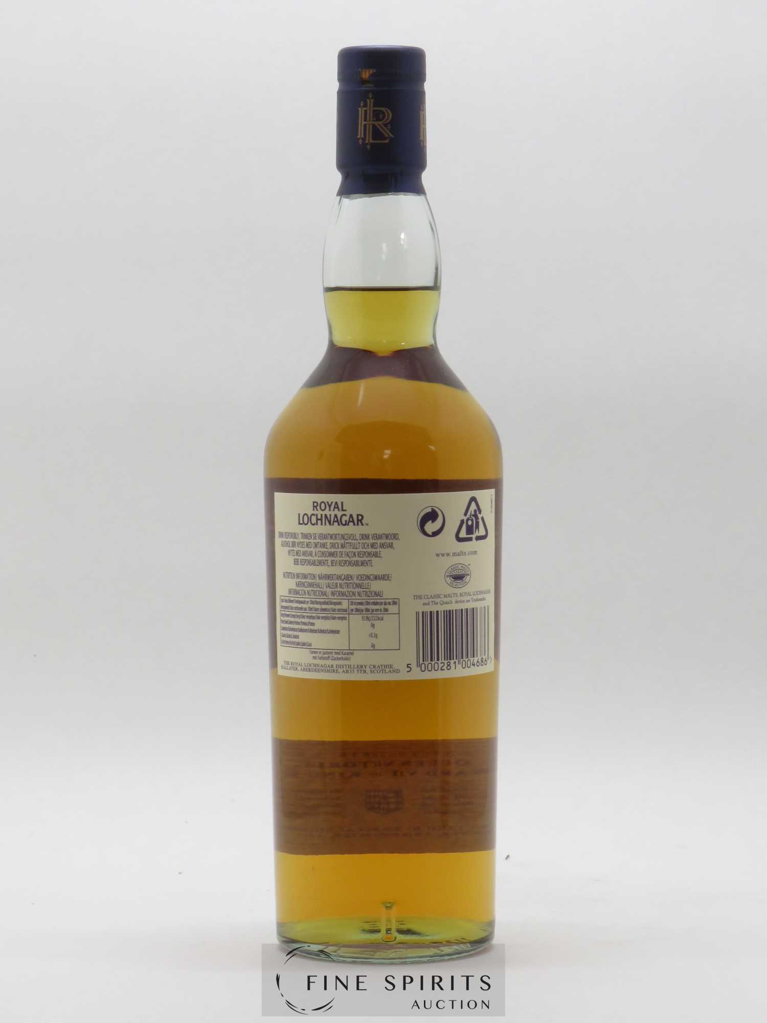 Royal Lochnagar 12 years Of. By Appointment to their Late Majesties - Lot de 1 bouteille - 2
