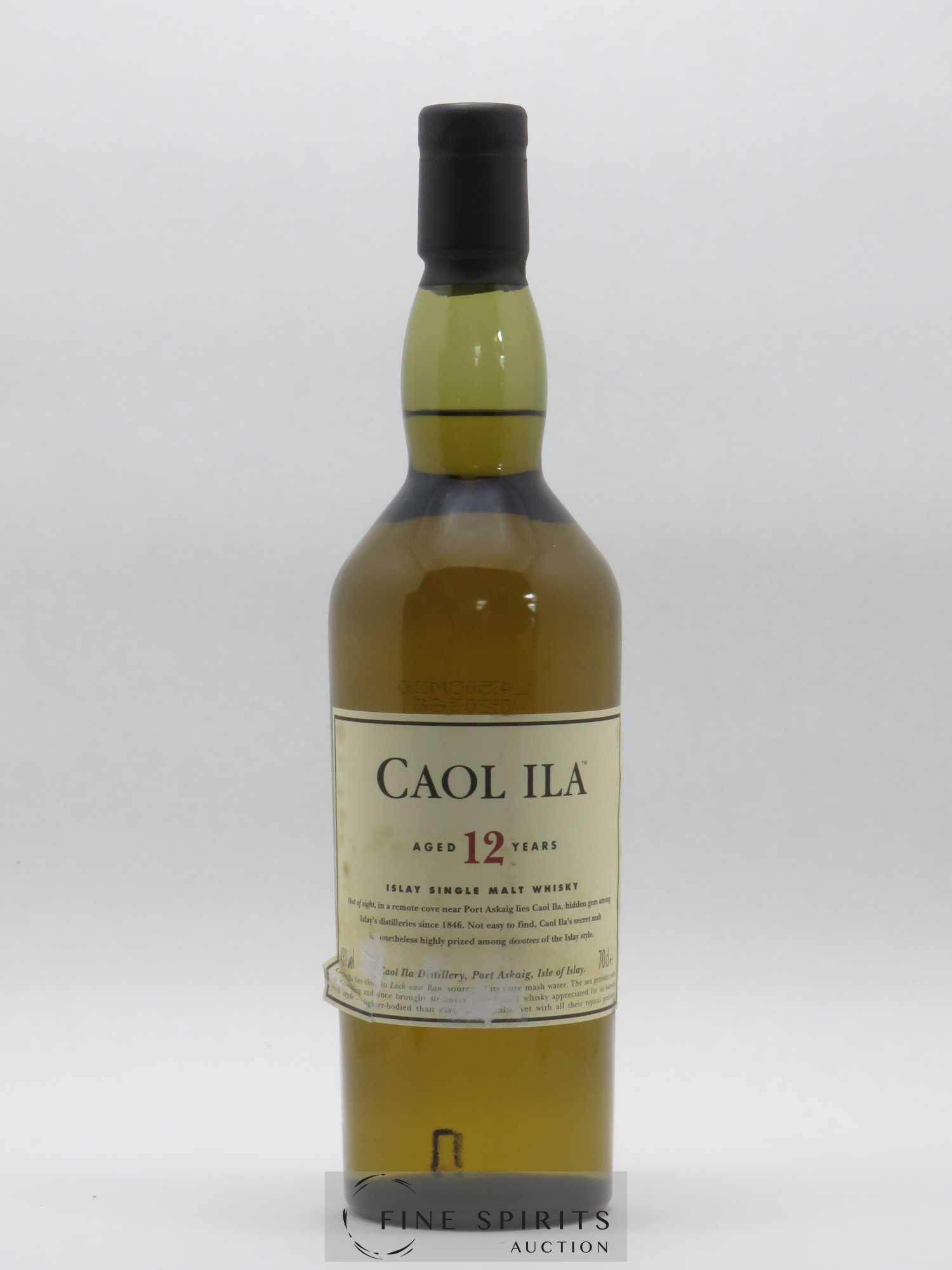 Caol Ila 12 years Of. - Lot de 1 bouteille - 1