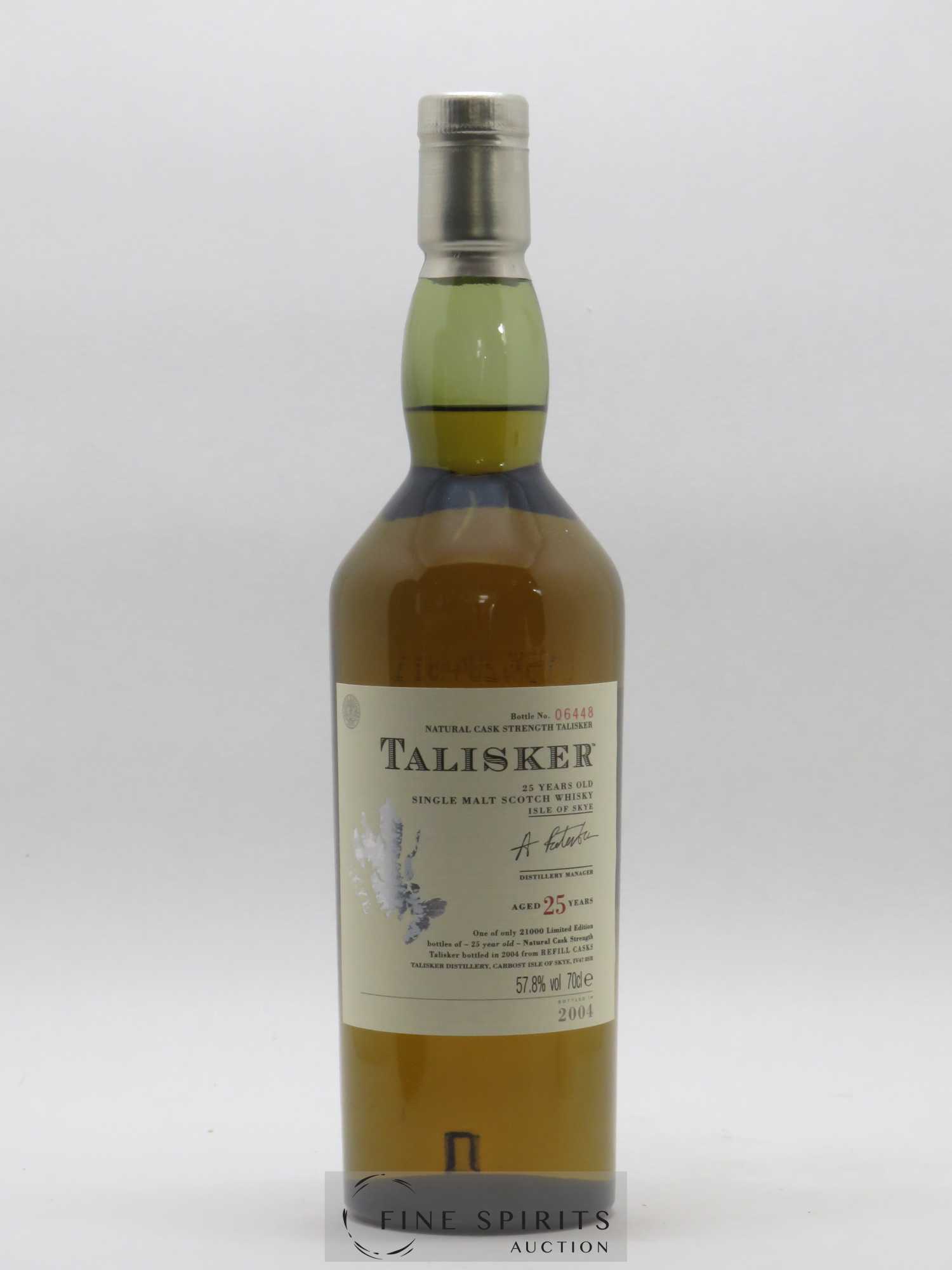Talisker 25 years Of. Natural Cask Strengh Refill Casks - bottled in 2004 Limited Edition - Posten von 1 Flasche - 1
