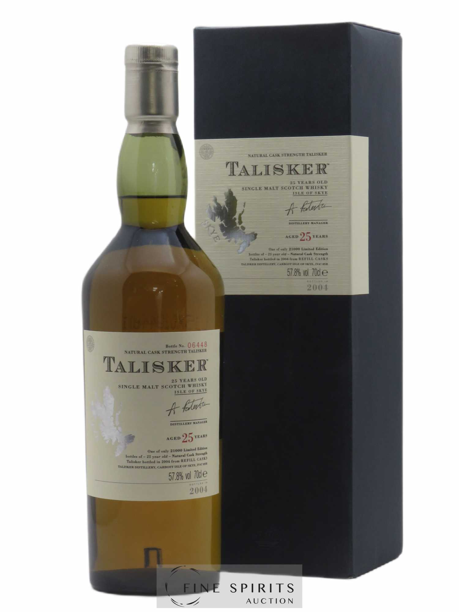 Talisker 25 years Of. Natural Cask Strengh Refill Casks - bottled in 2004 Limited Edition - Posten von 1 Flasche - 0