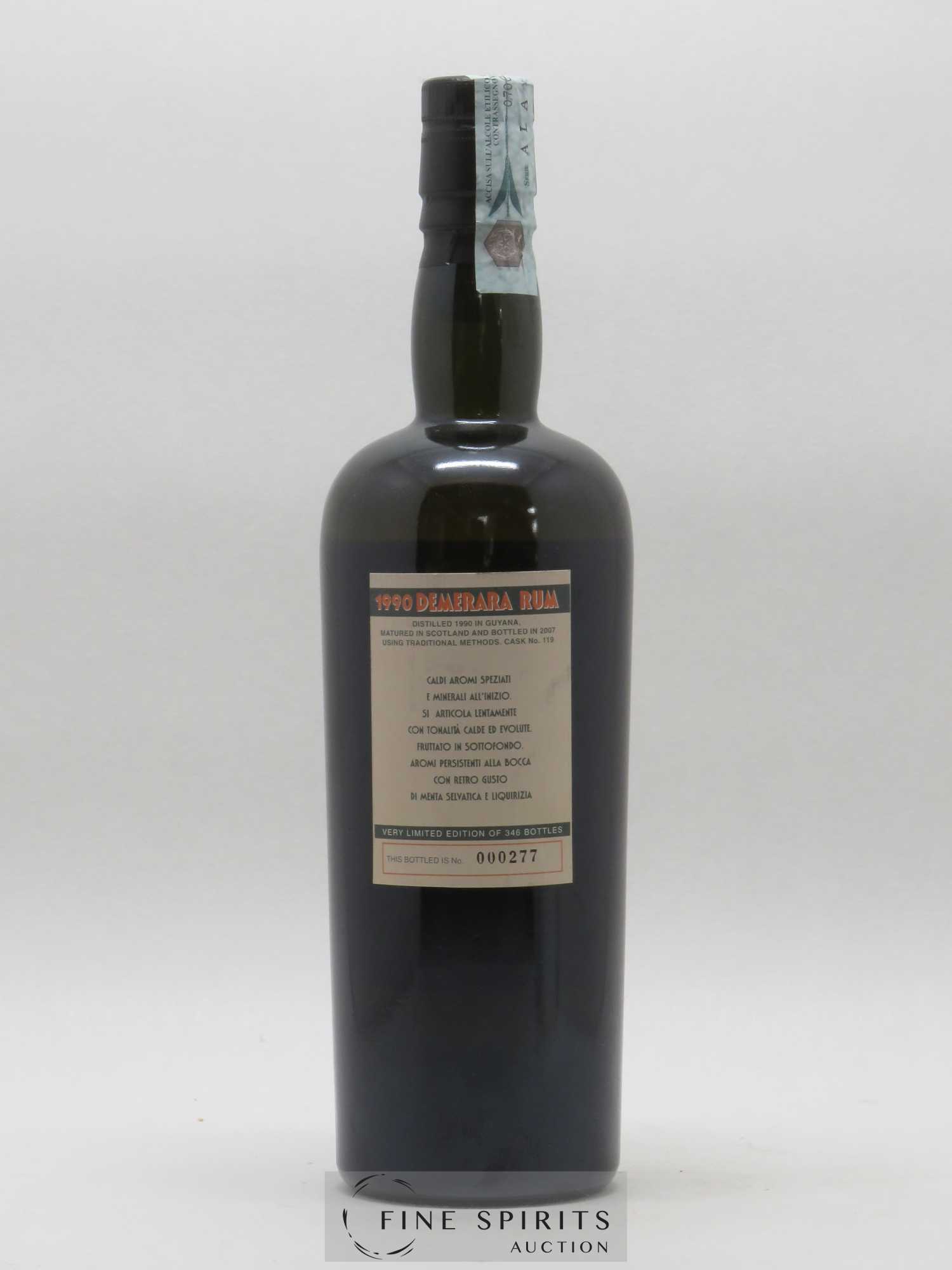 Versailles 1990 Samaroli Cask n°119 - bottled in 2007 Very Limited Edition - Lot de 1 bouteille - 1