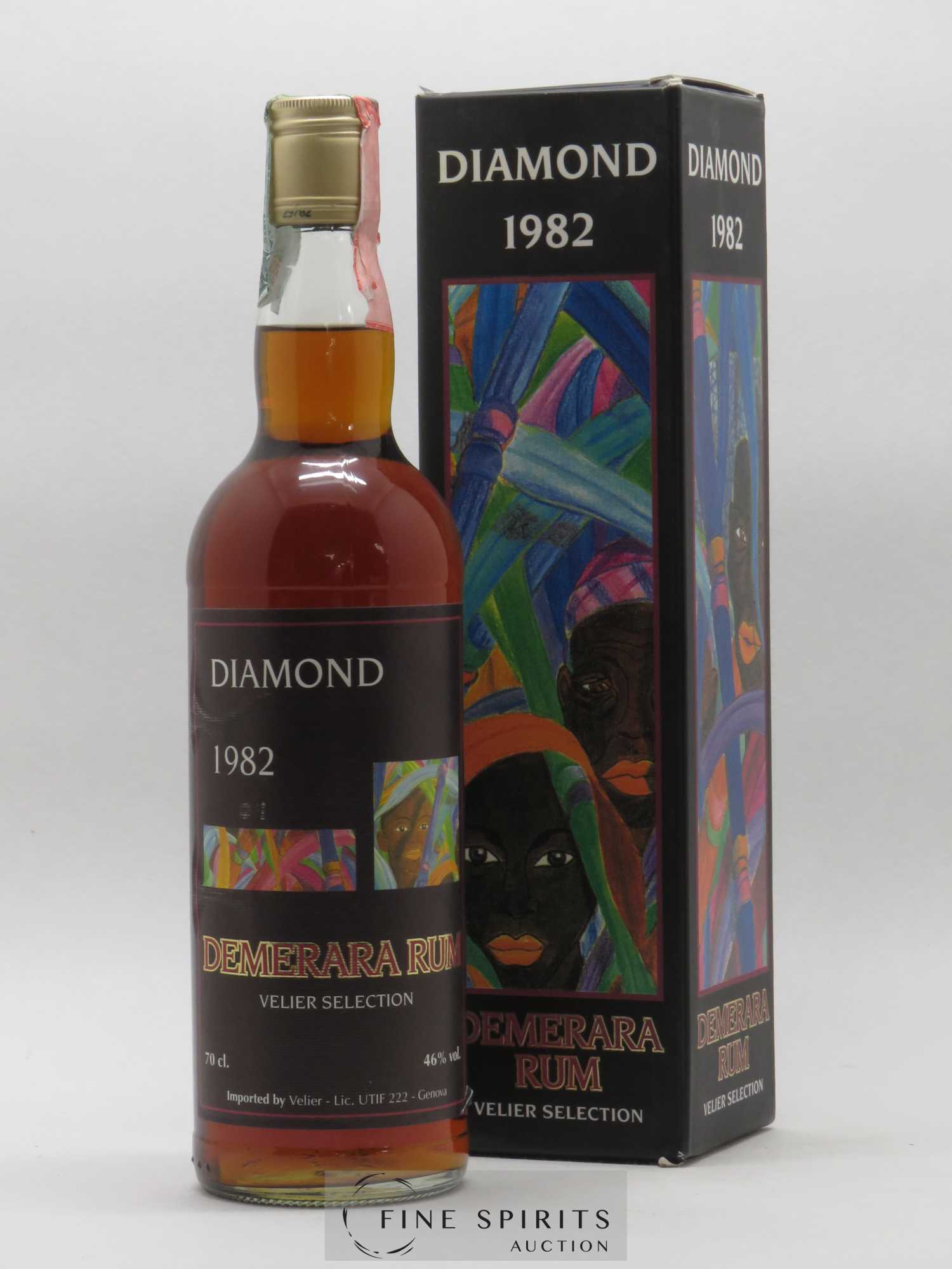 Diamond 1982 Velier bottled in 2002 Velier Selection - Lot de 1 bouteille - 0