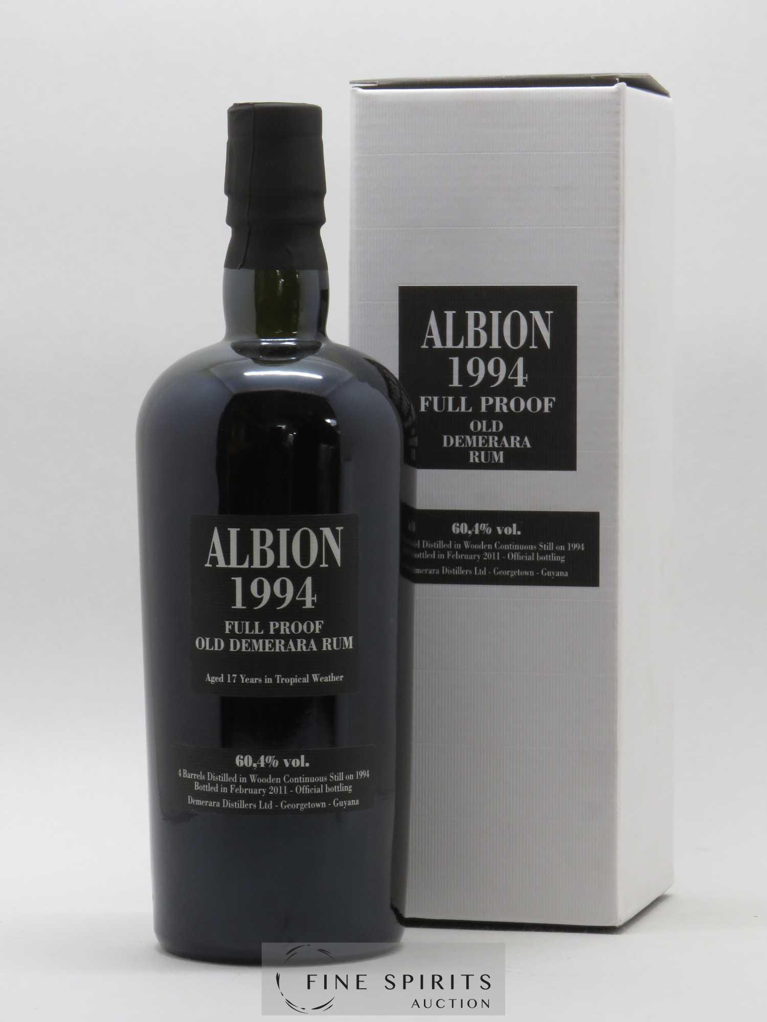 Albion 17 years 1994 Of. Full Proof Barrels AN - bottled in 2011 Velier - Lot de 1 bouteille - 0
