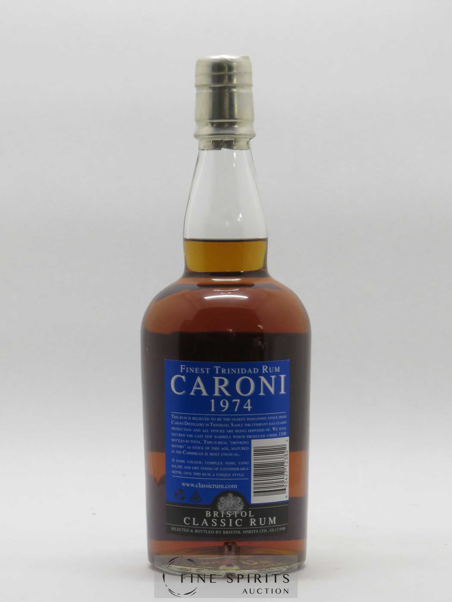 Caroni 1974 Bristol Spirits Bristol Classic Rum bottled in 2008 - Posten von 1 Flasche - 2