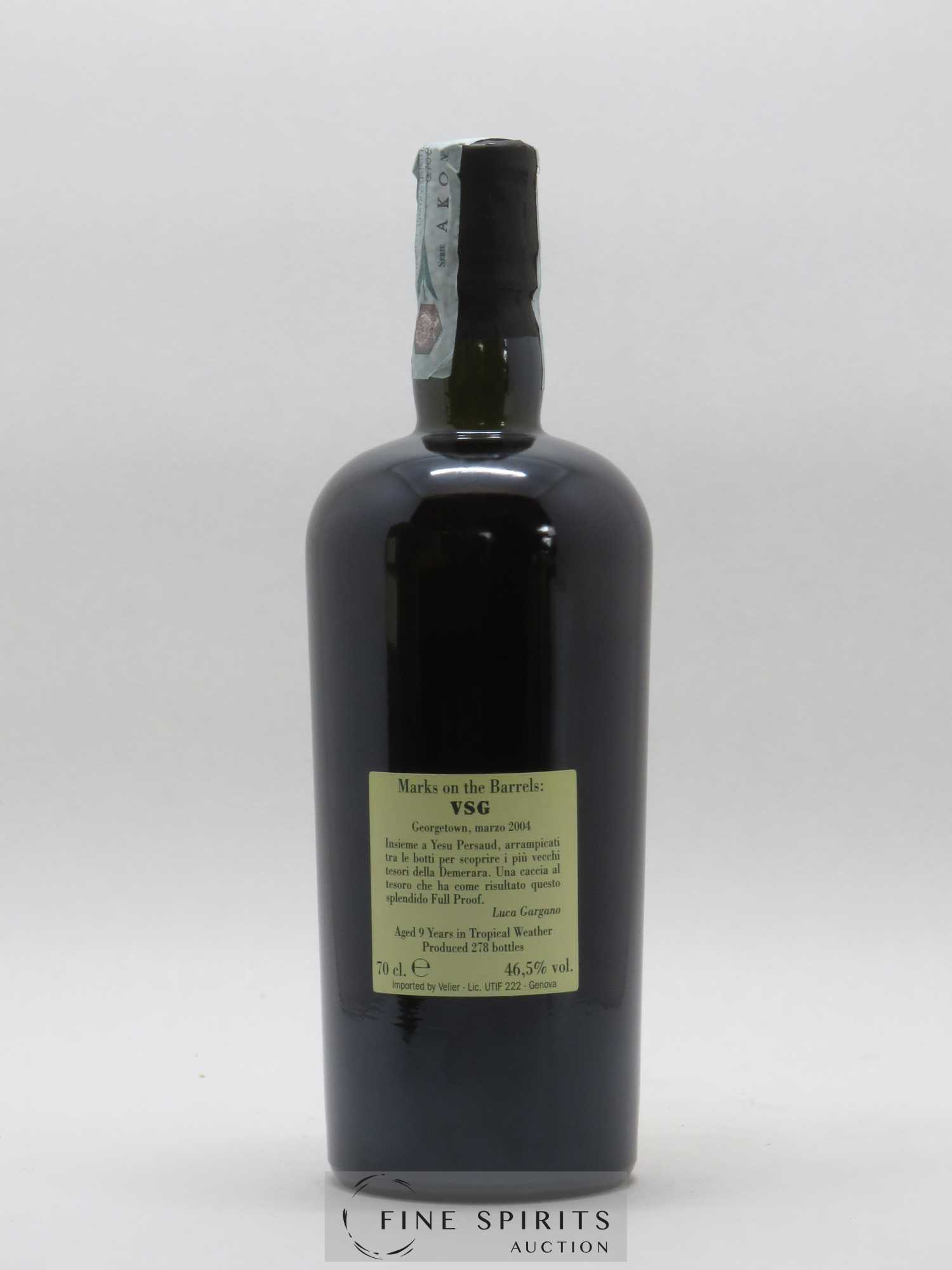Versailles 9 years 1998 Velier Full Proof Barrels VSG - bottled in 2007 - Lot de 1 bouteille - 2