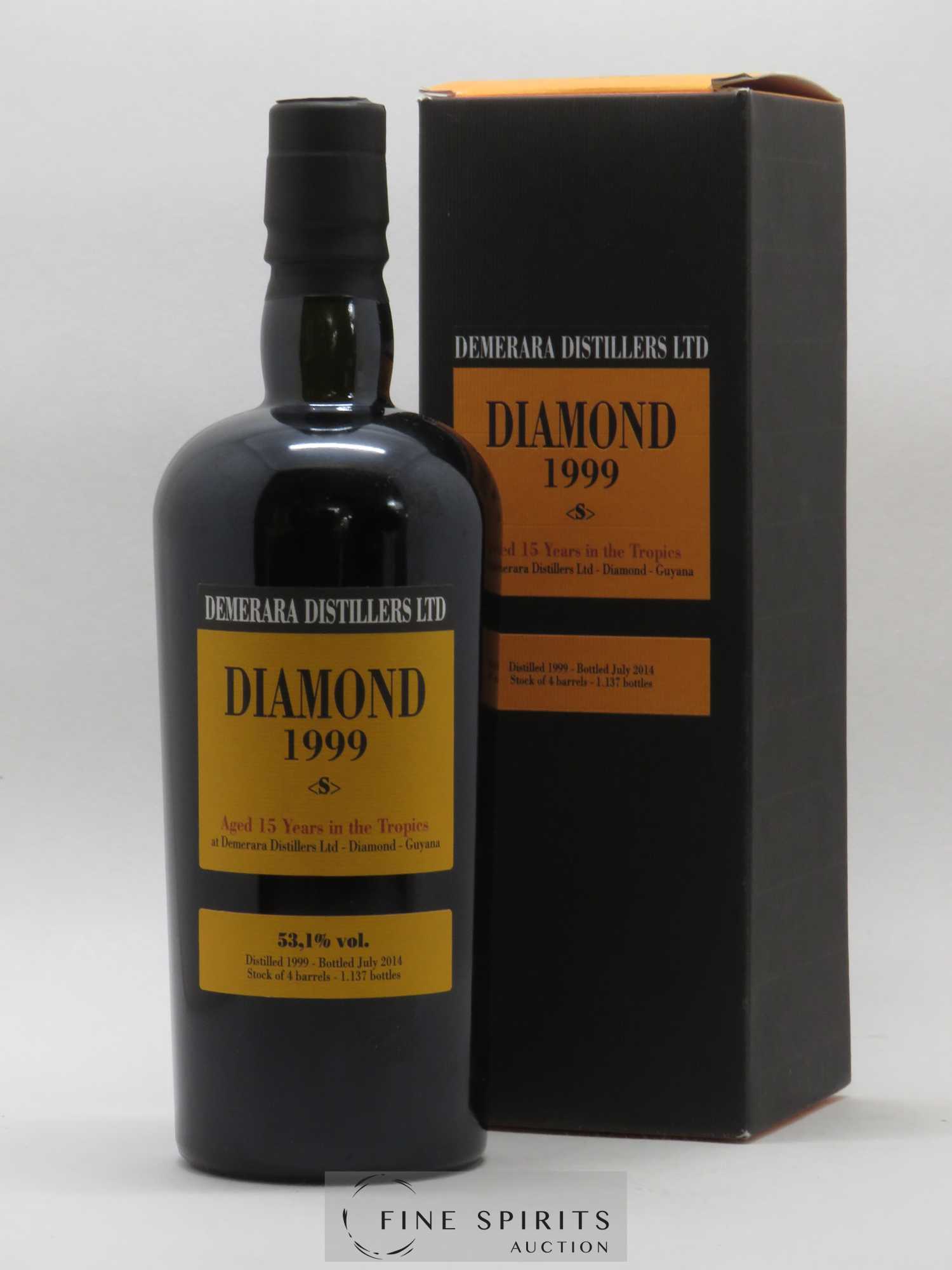 Diamond 15 years 1999 Velier Barrels S - bottled in 2014 - Lot de 1 bouteille - 0