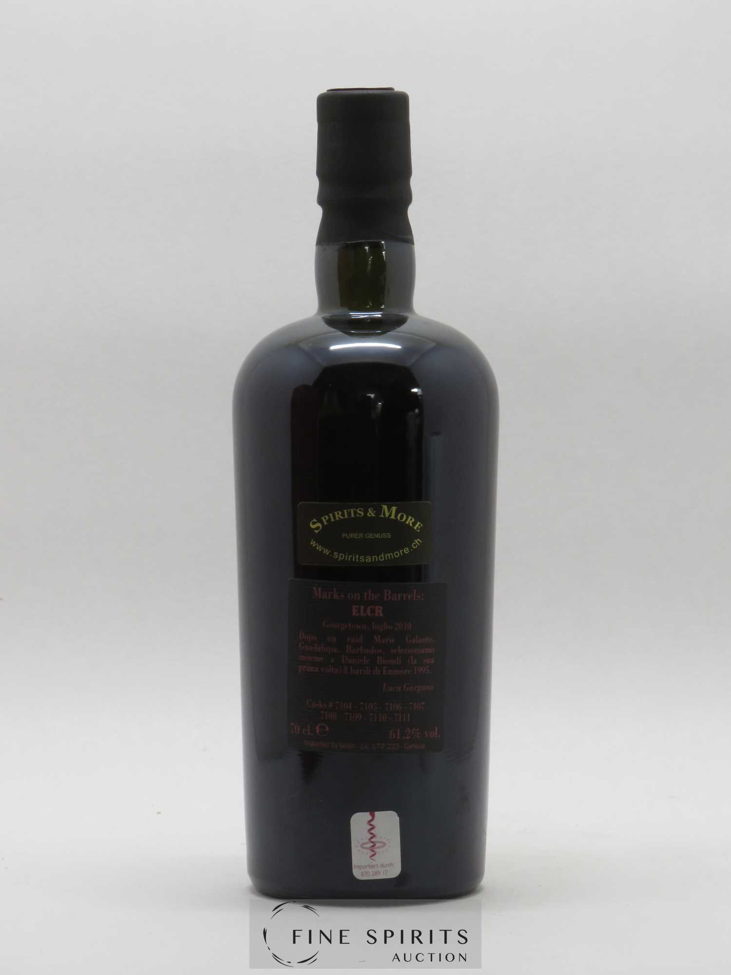 Enmore 16 years 1995 Of. Full Proof Barrels ELCR - bottled in 2011 Velier - Lot de 1 bouteille - 2
