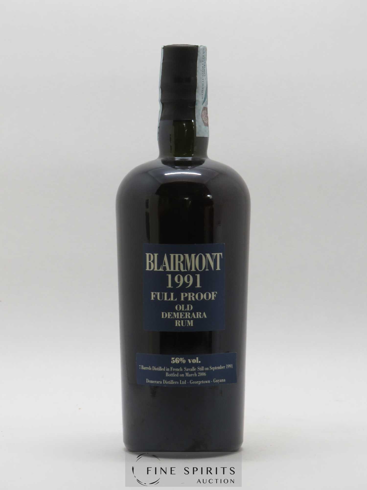 Blairmont 15 years 1991 Velier Full Proof Barrels B - bottled in 2006 - Posten von 1 Flasche - 1