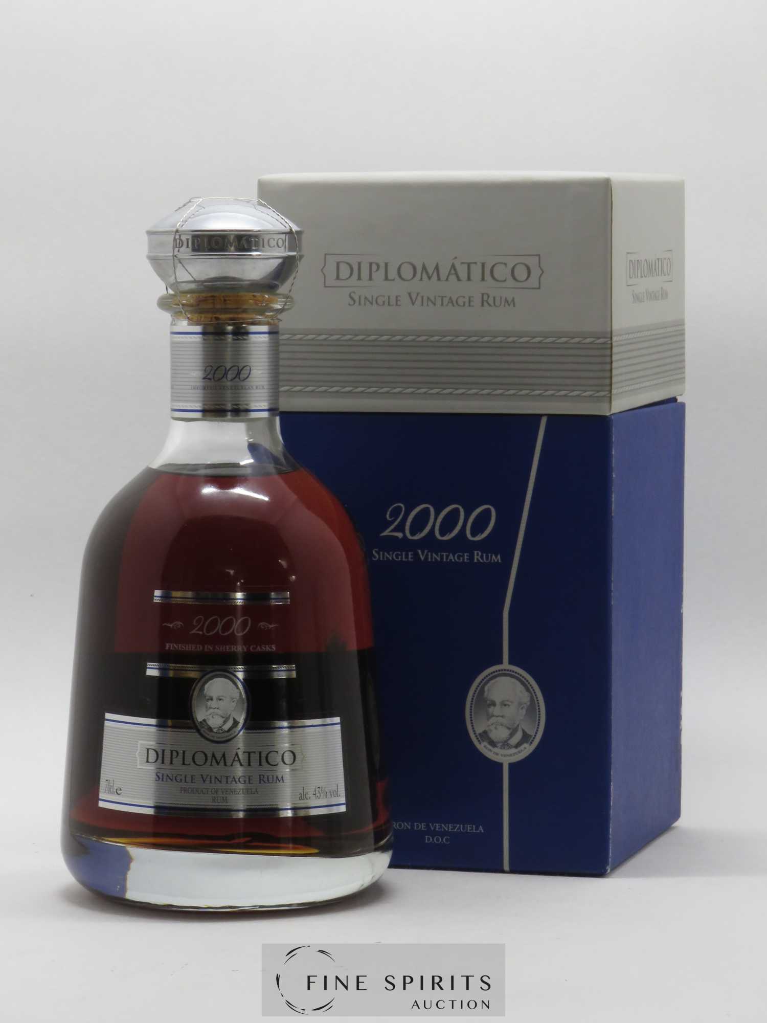 Diplomatico 2000 Of. Finished in Sherry Casks Single Vintage - Lot de 1 bouteille - 0