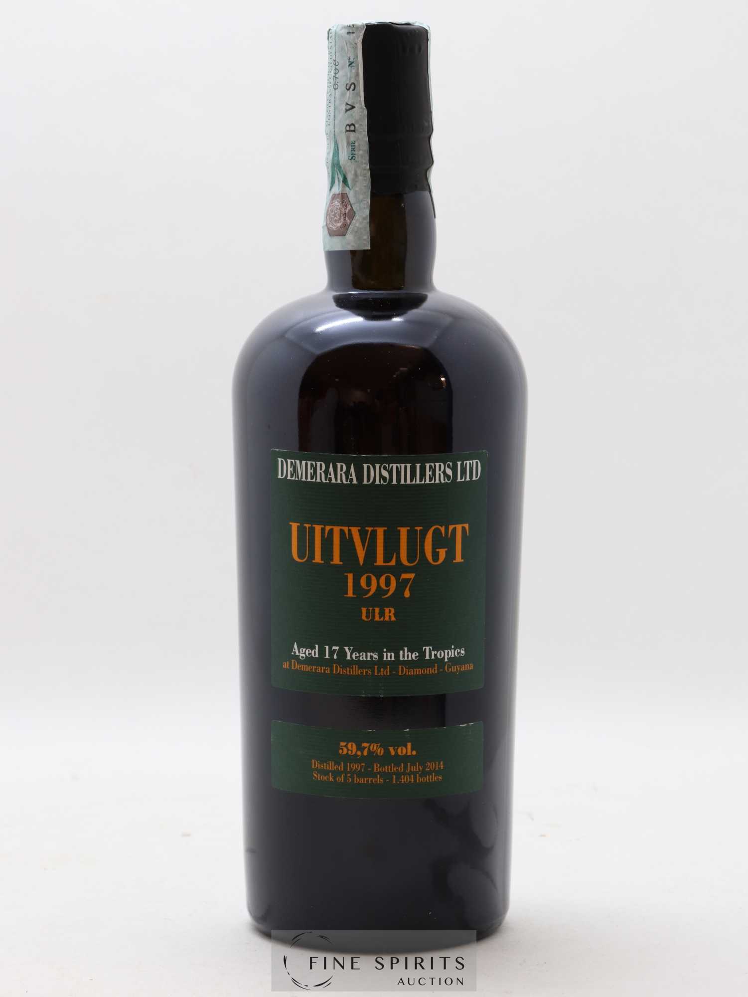 Uitvlugt 17 years 1997 Velier Barrels ULR - One of 1404 - bottled in 2014 - Lot de 1 bouteille - 1