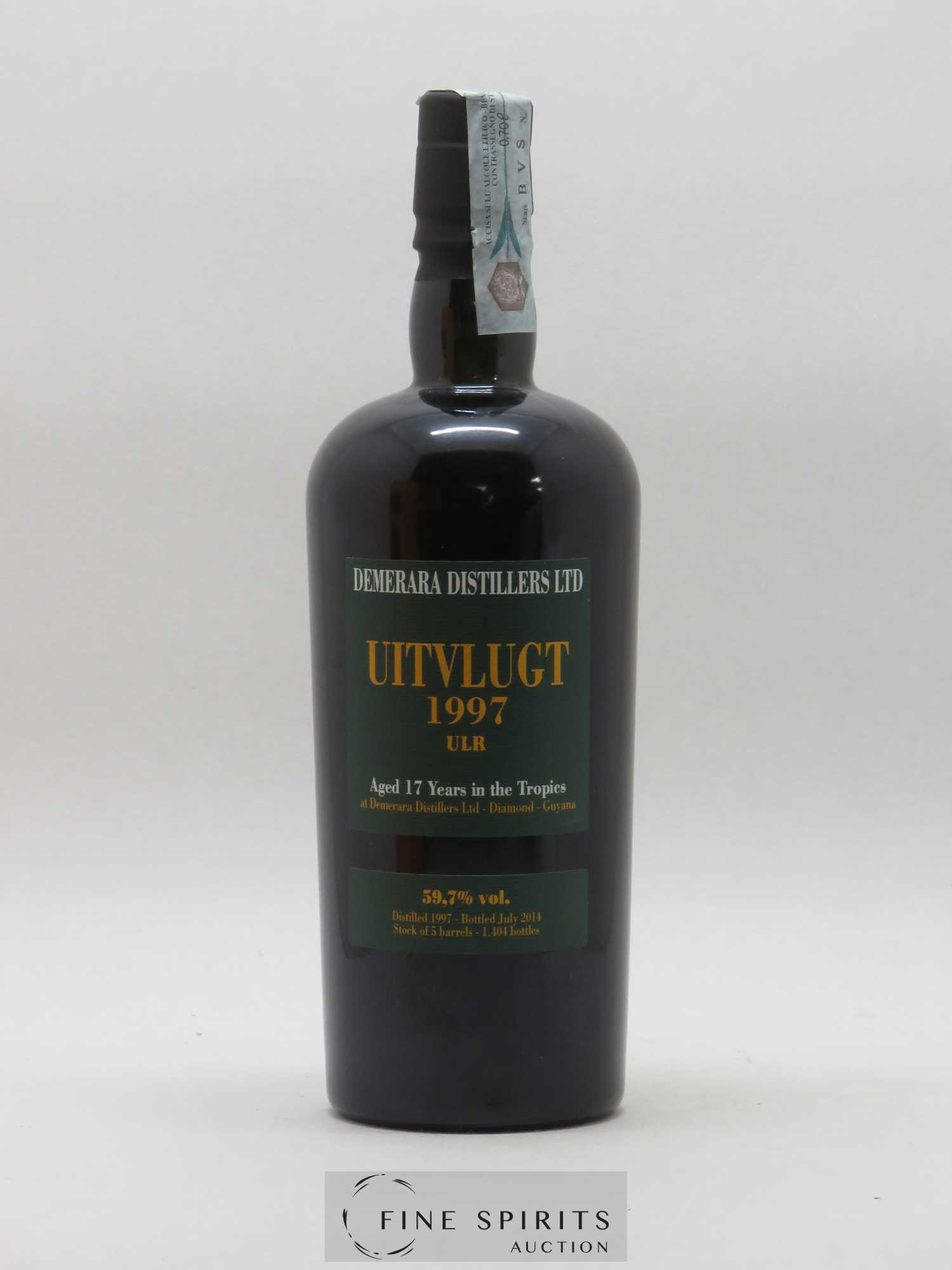 Uitvlugt 17 years 1997 Velier Barrels ULR - One of 1404 - bottled in 2014 - Posten von 1 Flasche - 1