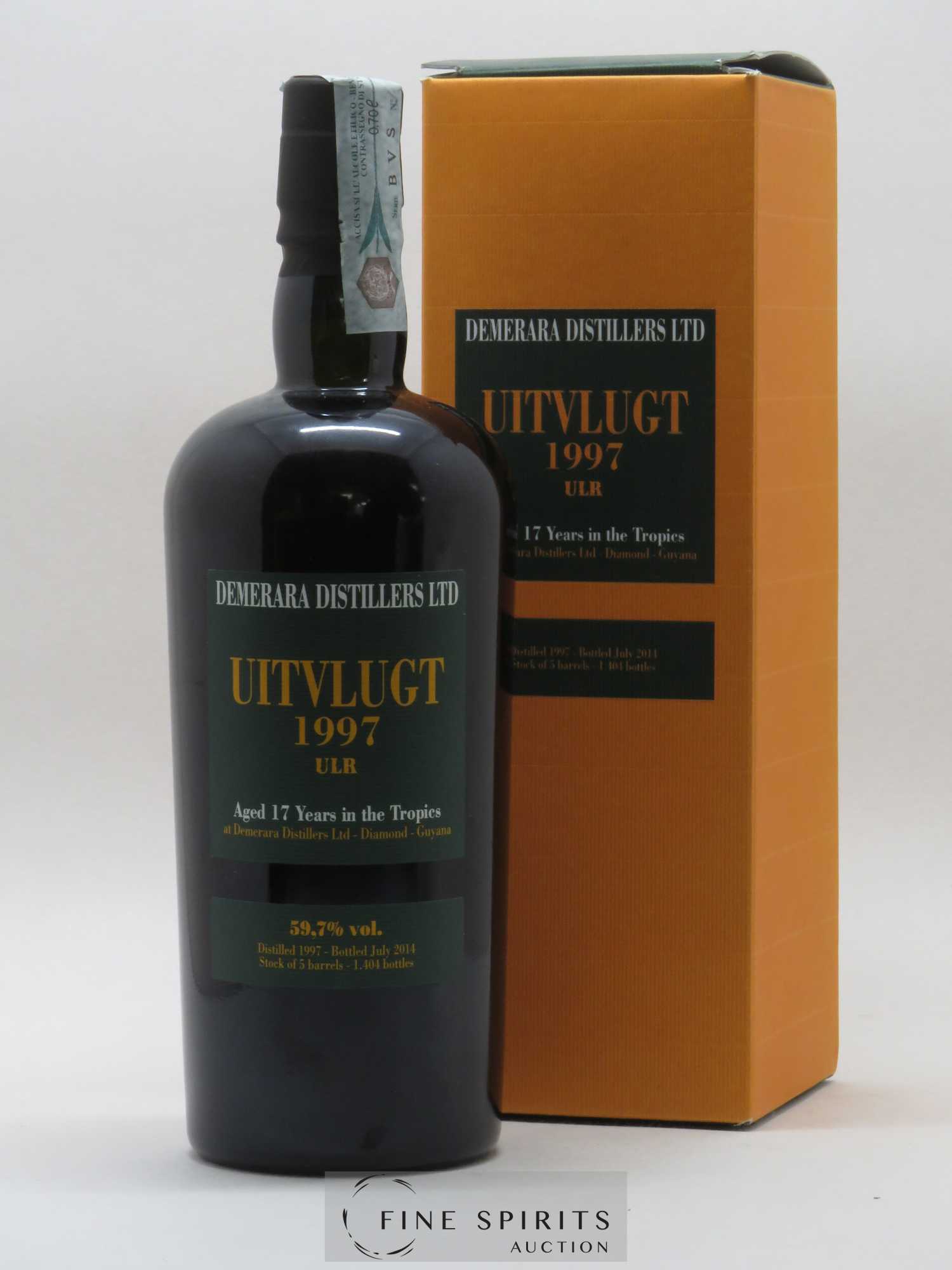 Uitvlugt 17 years 1997 Velier Barrels ULR - One of 1404 - bottled in 2014 - Posten von 1 Flasche - 0