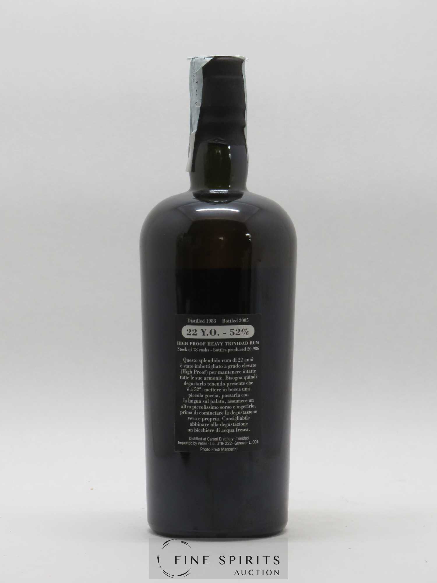 Caroni 22 years 1983 Velier High Proof bottled in 2005 - Lot de 1 bouteille - 2