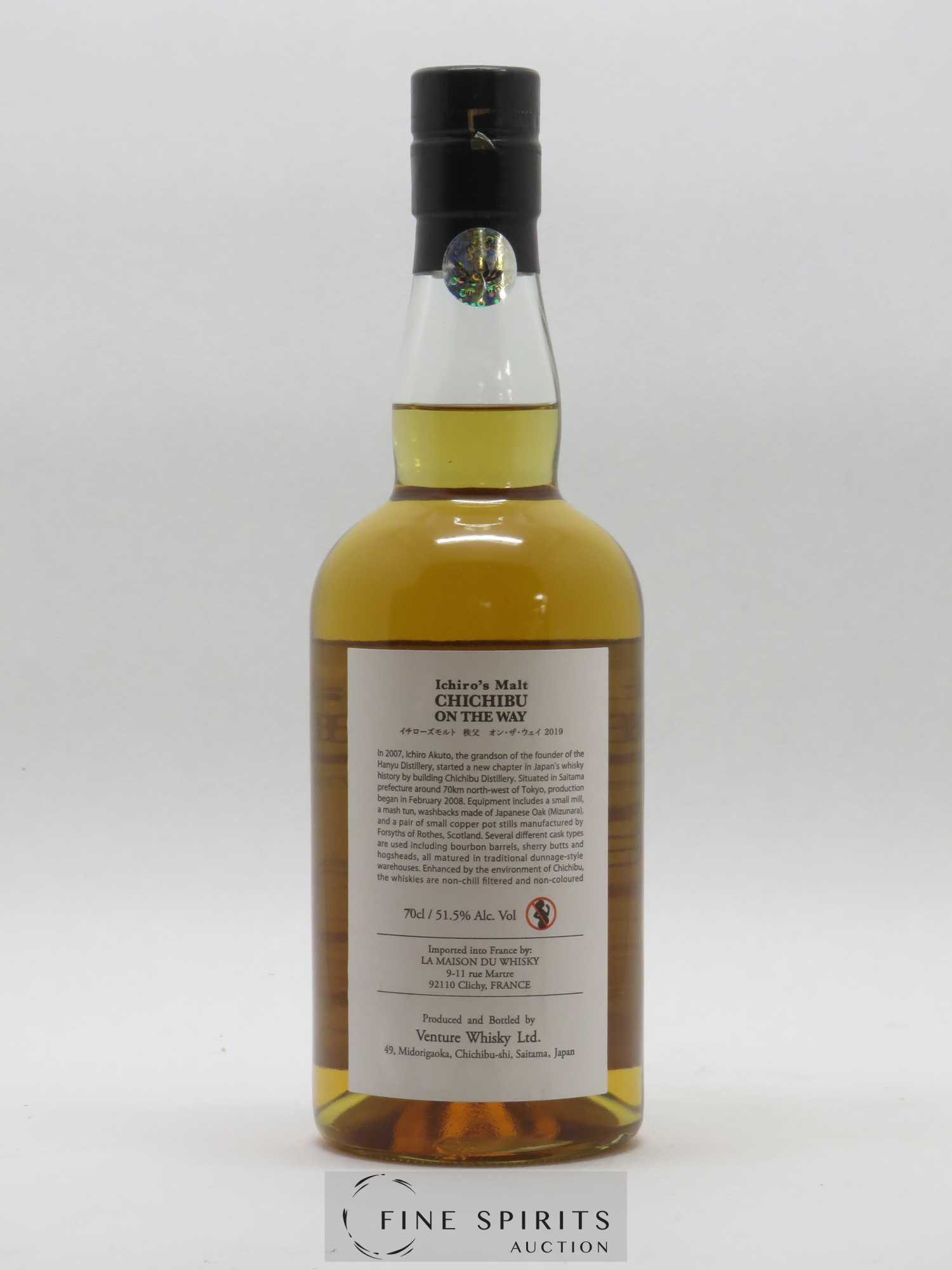 Chichibu Of. On The Way One of 11000 - bottled 2019 LMDW Ichiro's Malt - Lot de 1 bouteille - 2