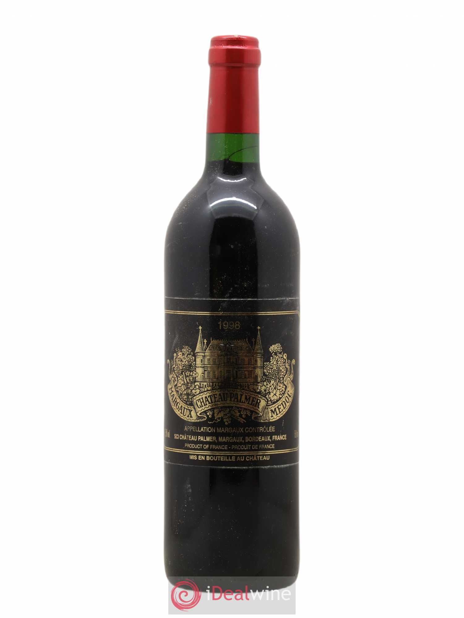 Château Palmer 3ème Grand Cru Classé 1998 - Lot de 1 bouteille - 0