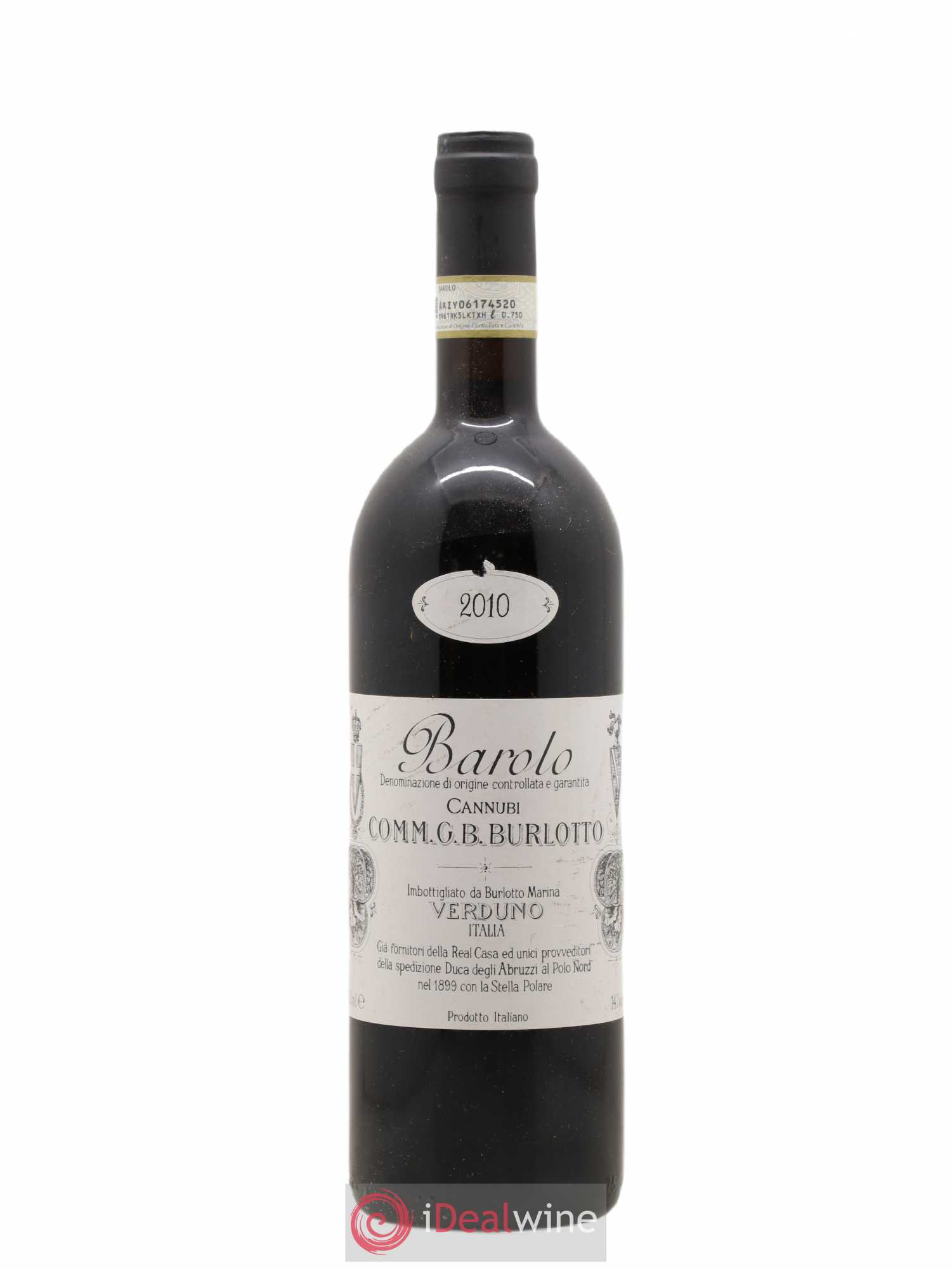 Barolo DOCG Cannubi Comm. Giovan Battista Burlotto 2010 - Lot de 1 bouteille - 0