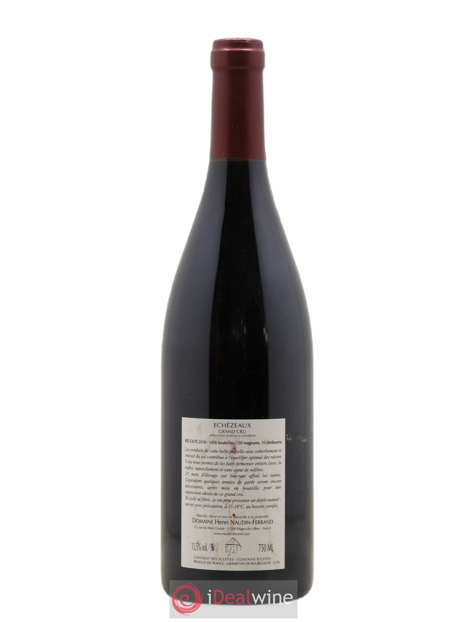 Echezeaux Grand Cru Naudin-Ferrand (Domaine) 2018 - Lot de 1 bouteille - 1