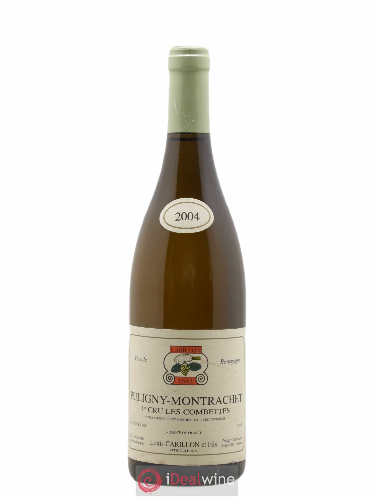 Puligny-Montrachet 1er Cru Les Combettes Louis Carillon & Fils 2004 - Lot de 1 bouteille - 0