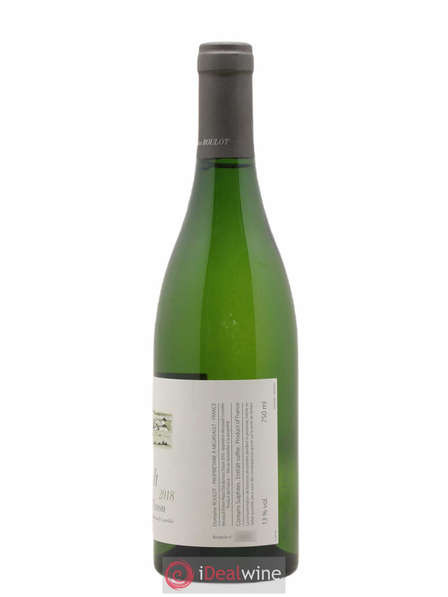 Meursault A mon plaisir Clos du Haut Tesson Roulot (Domaine) 2018 - Lot de 1 bouteille - 1