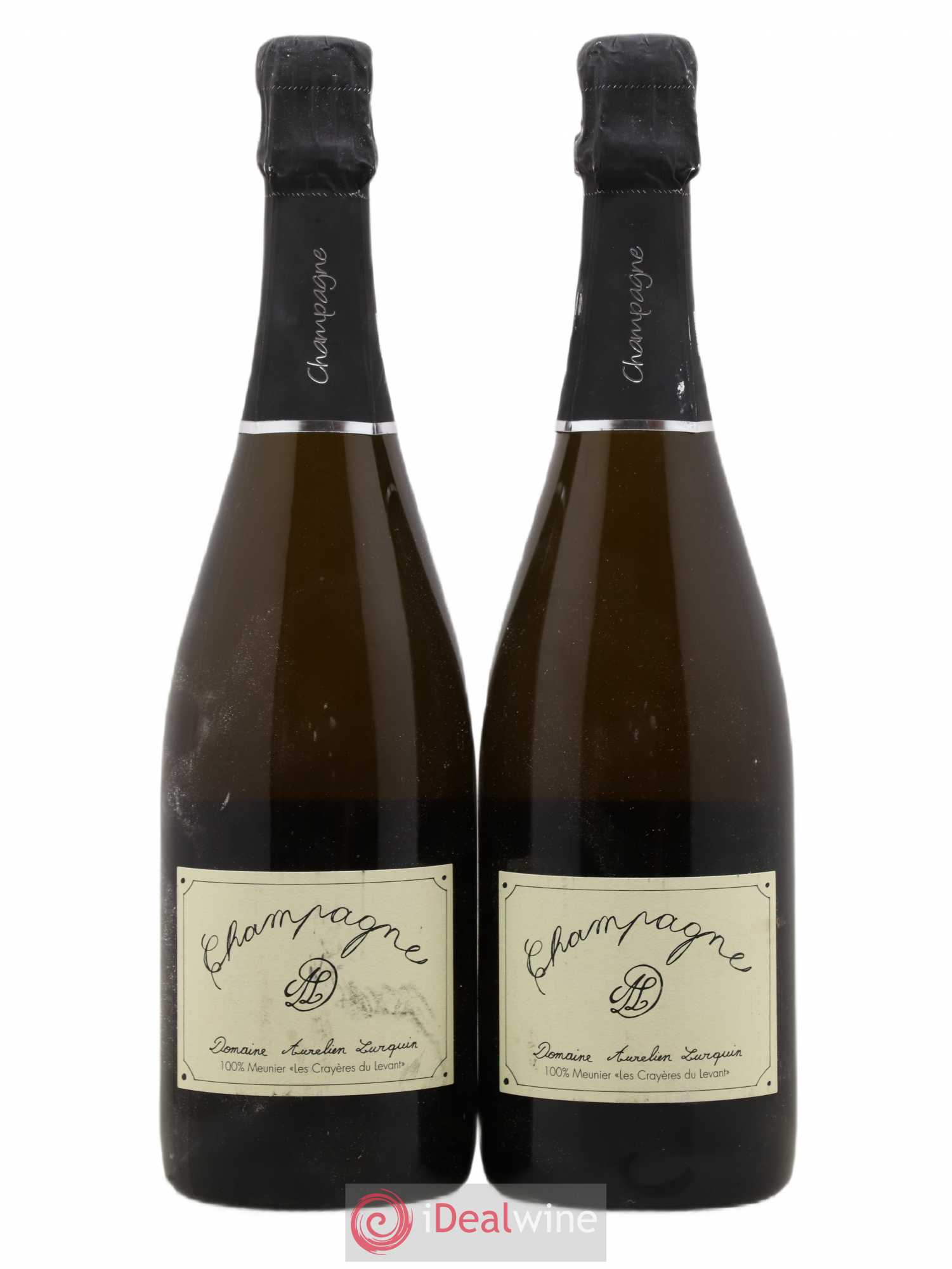 Meunier Les Crayères du Levant Aurélien Lurquin 2015 - Lot de 2 bouteilles - 0