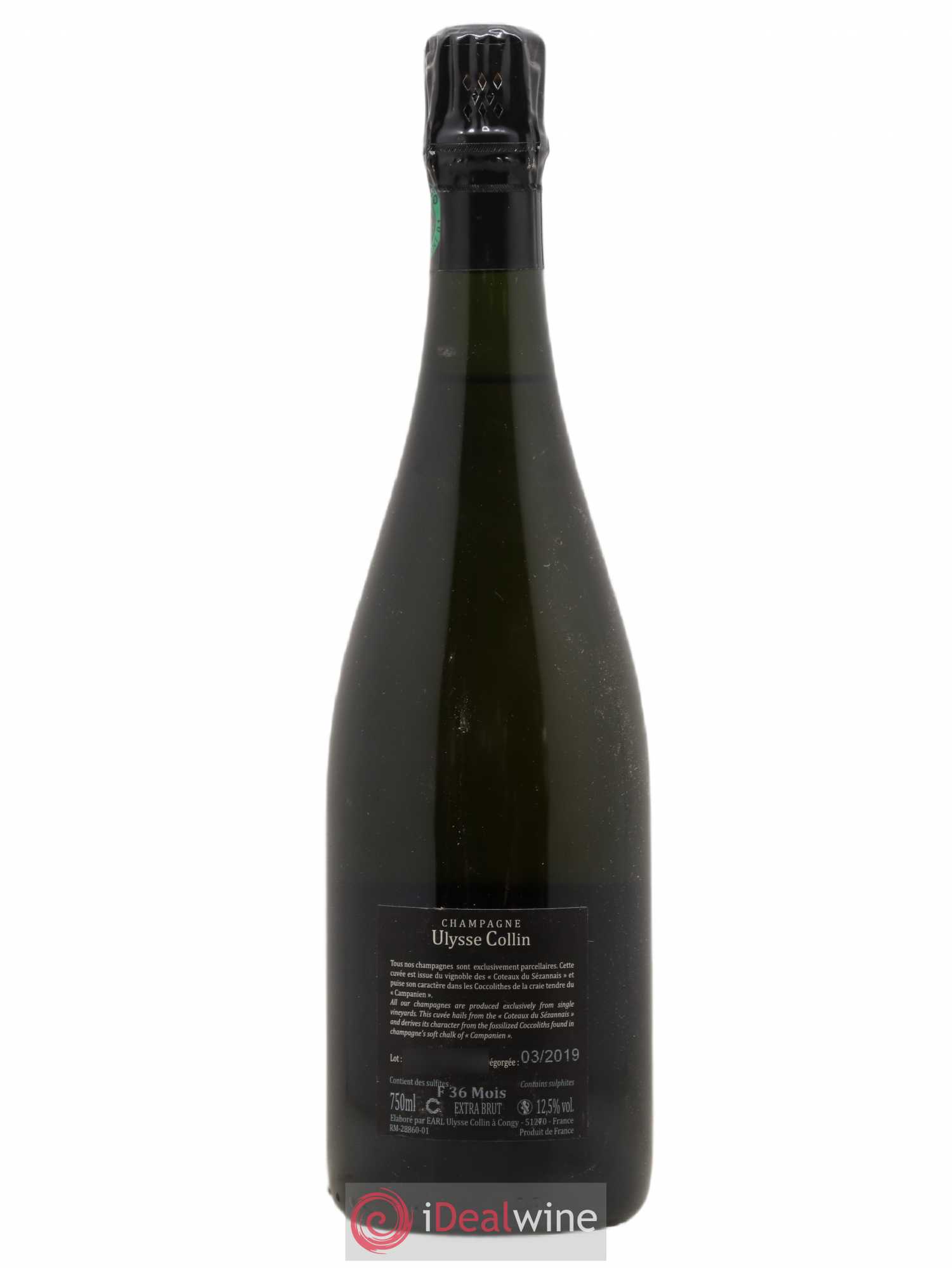 Les Maillons Blanc de Noirs Extra-Brut Ulysse Collin - Lot de 1 bouteille - 1