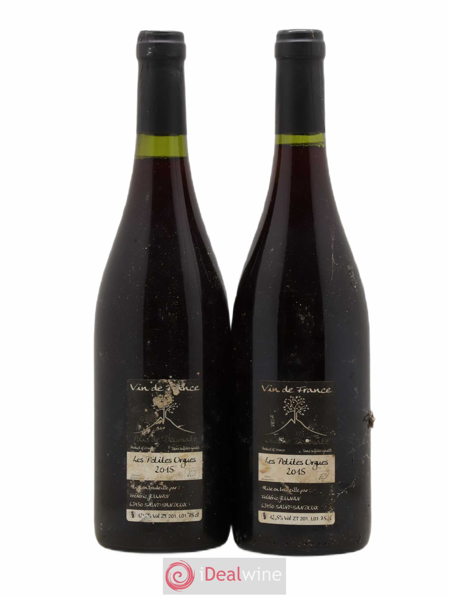Vin de France Les Petites Orgues Vignoble de l'Arbre Blanc 2015 - Lot de 2 bouteilles - 1