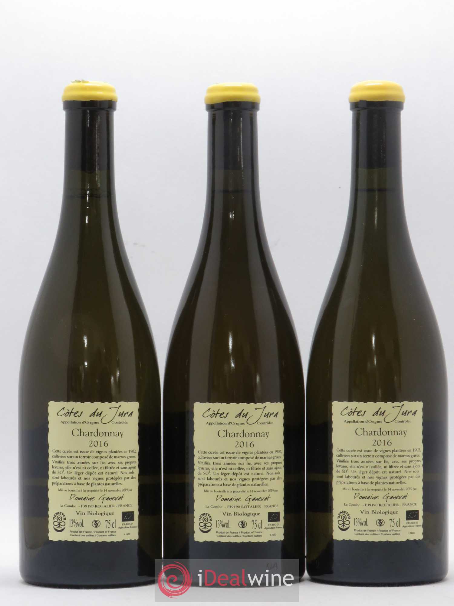 Côtes du Jura Les Chalasses Vieilles Vignes Jean-François Ganevat (Domaine) 2016 - Lot de 3 bouteilles - 1