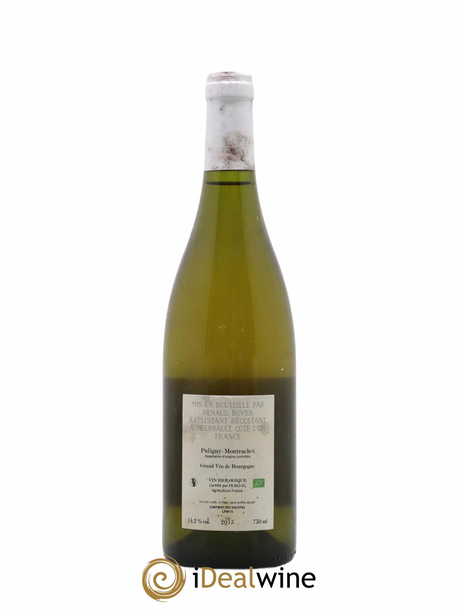 Puligny-Montrachet Les Reuchaux Renaud Boyer 2015 - Lot de 1 bouteille - 1